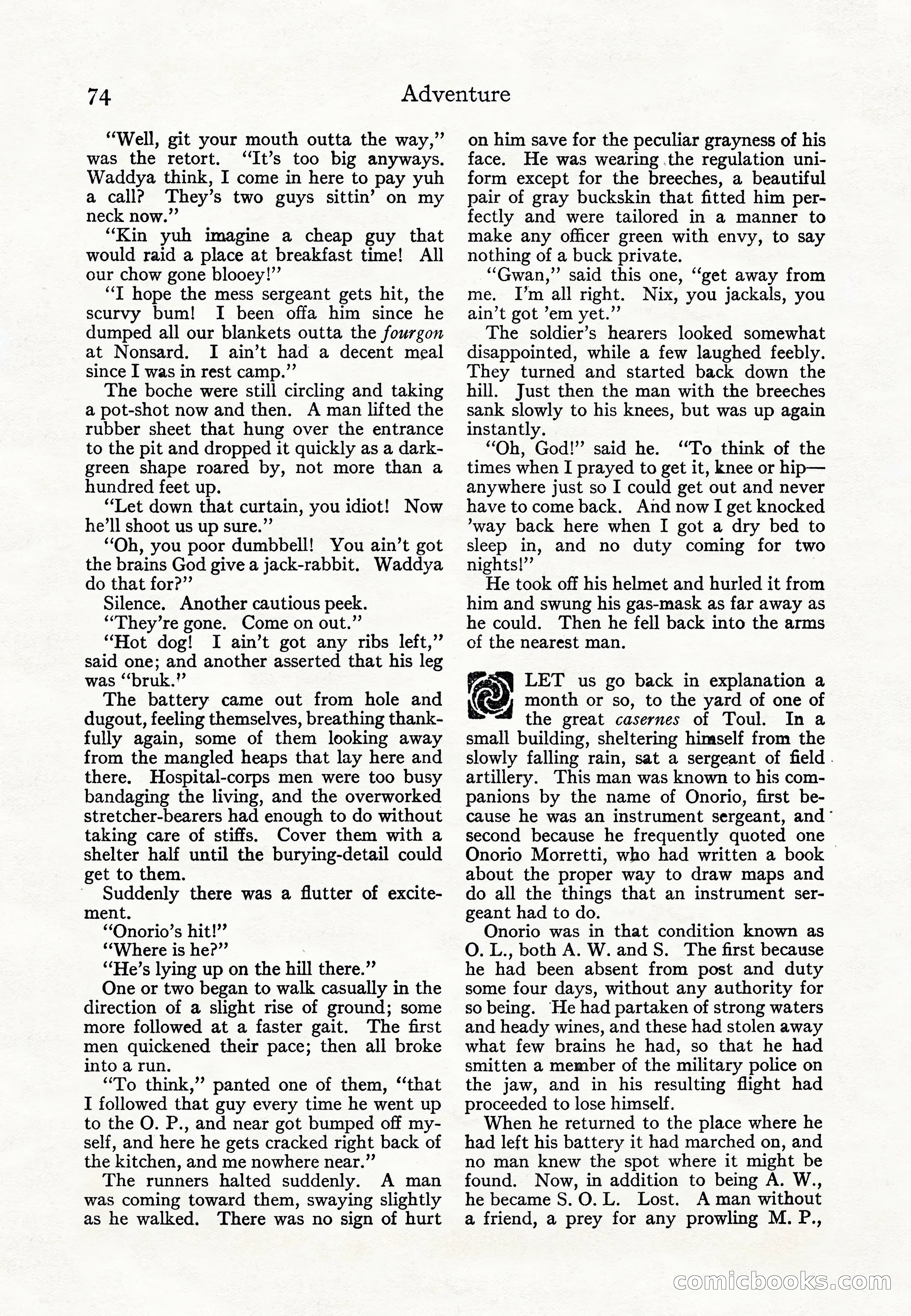 Adventure Magazine Cover — page 76 of 196
