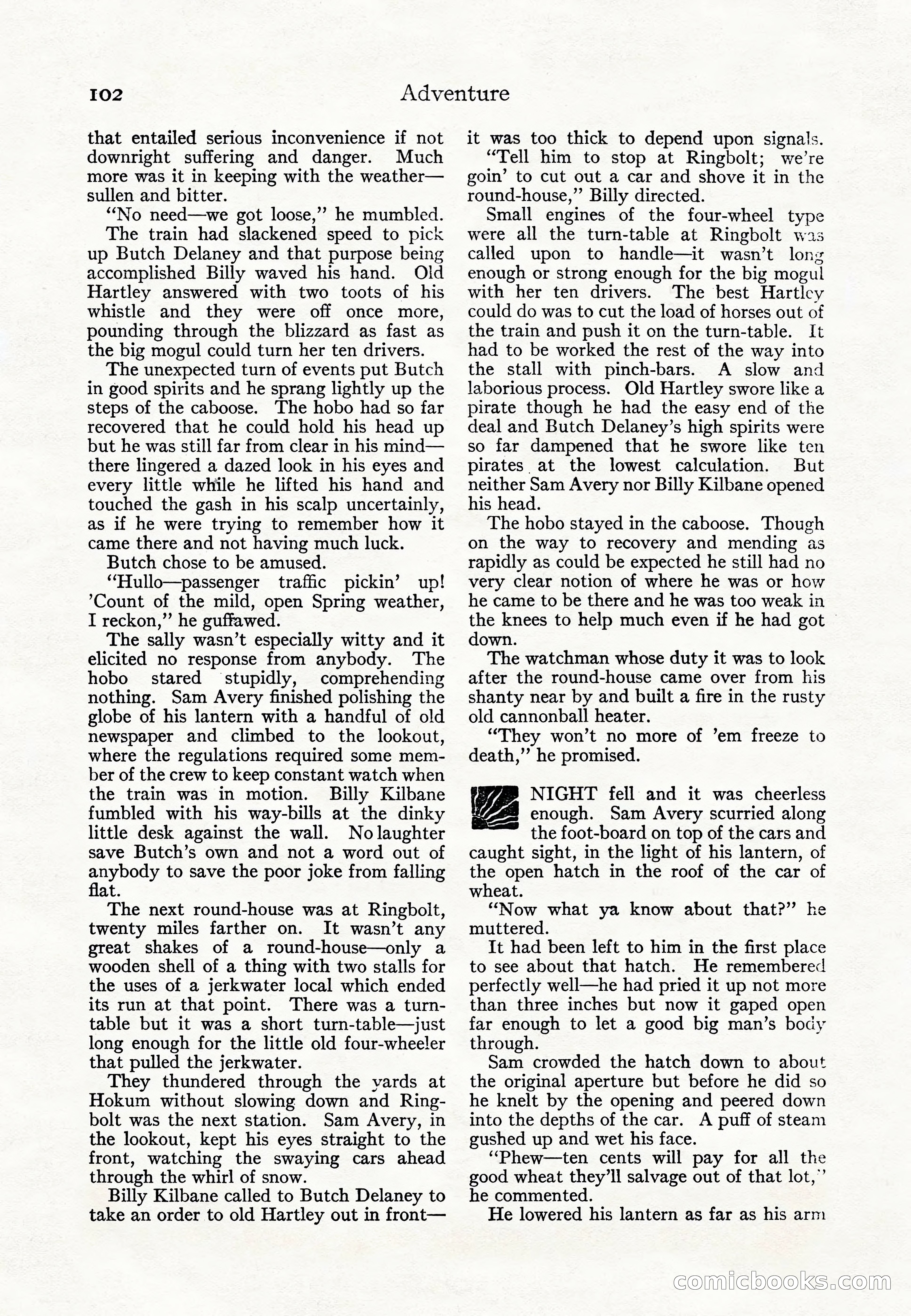 Adventure Magazine Cover — page 104 of 196