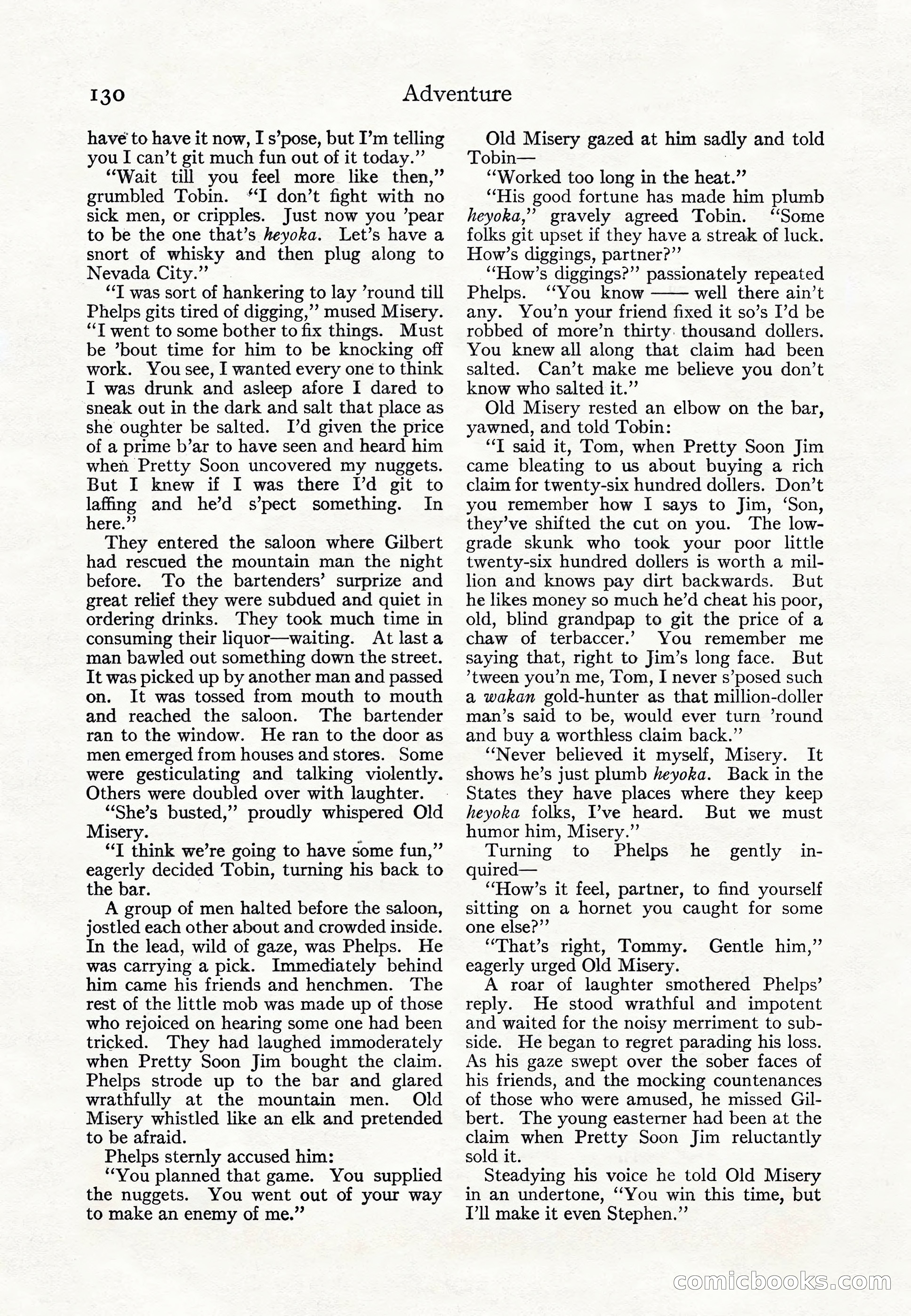 Adventure Magazine Cover — page 132 of 196