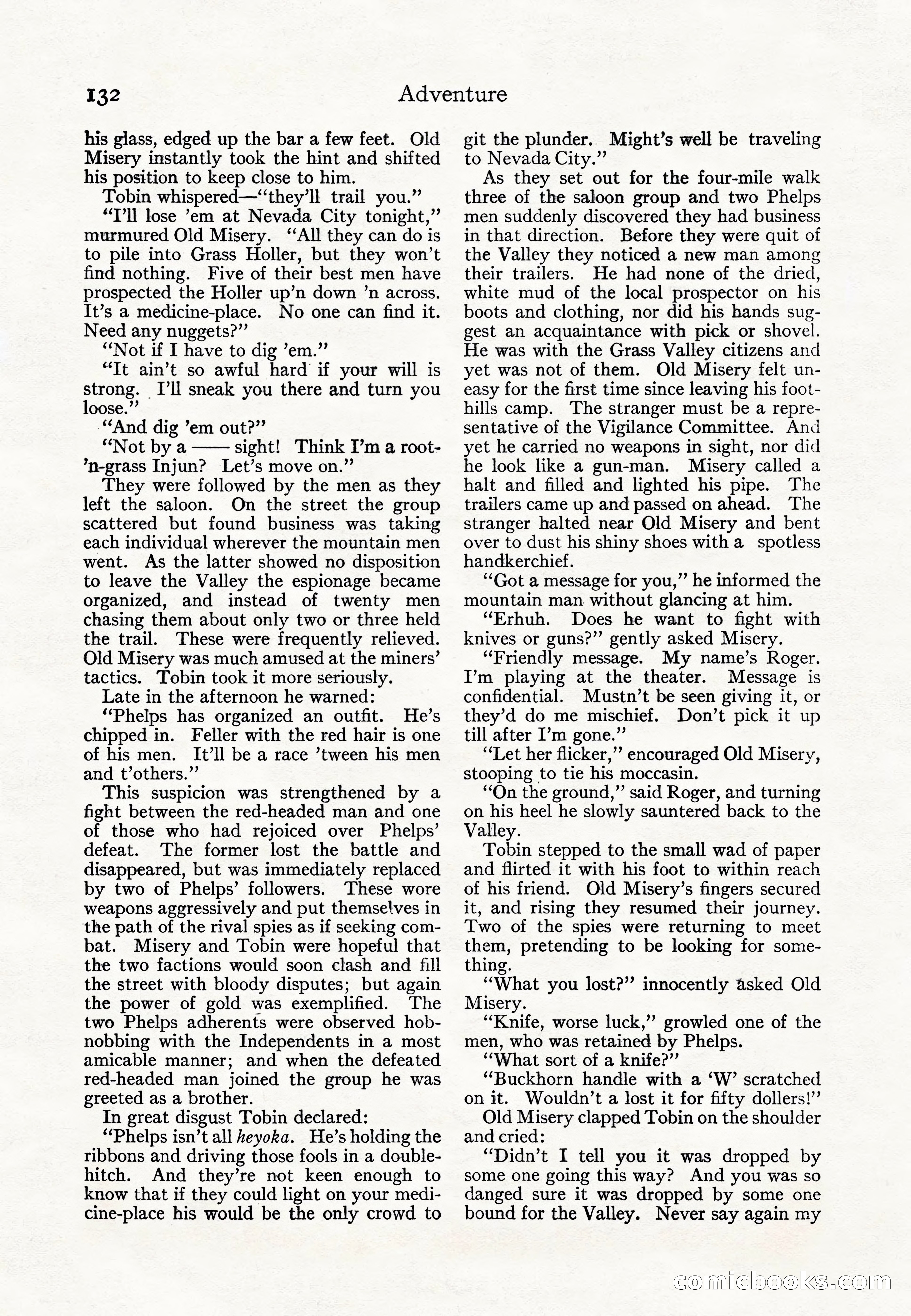 Adventure Magazine Cover — page 134 of 196