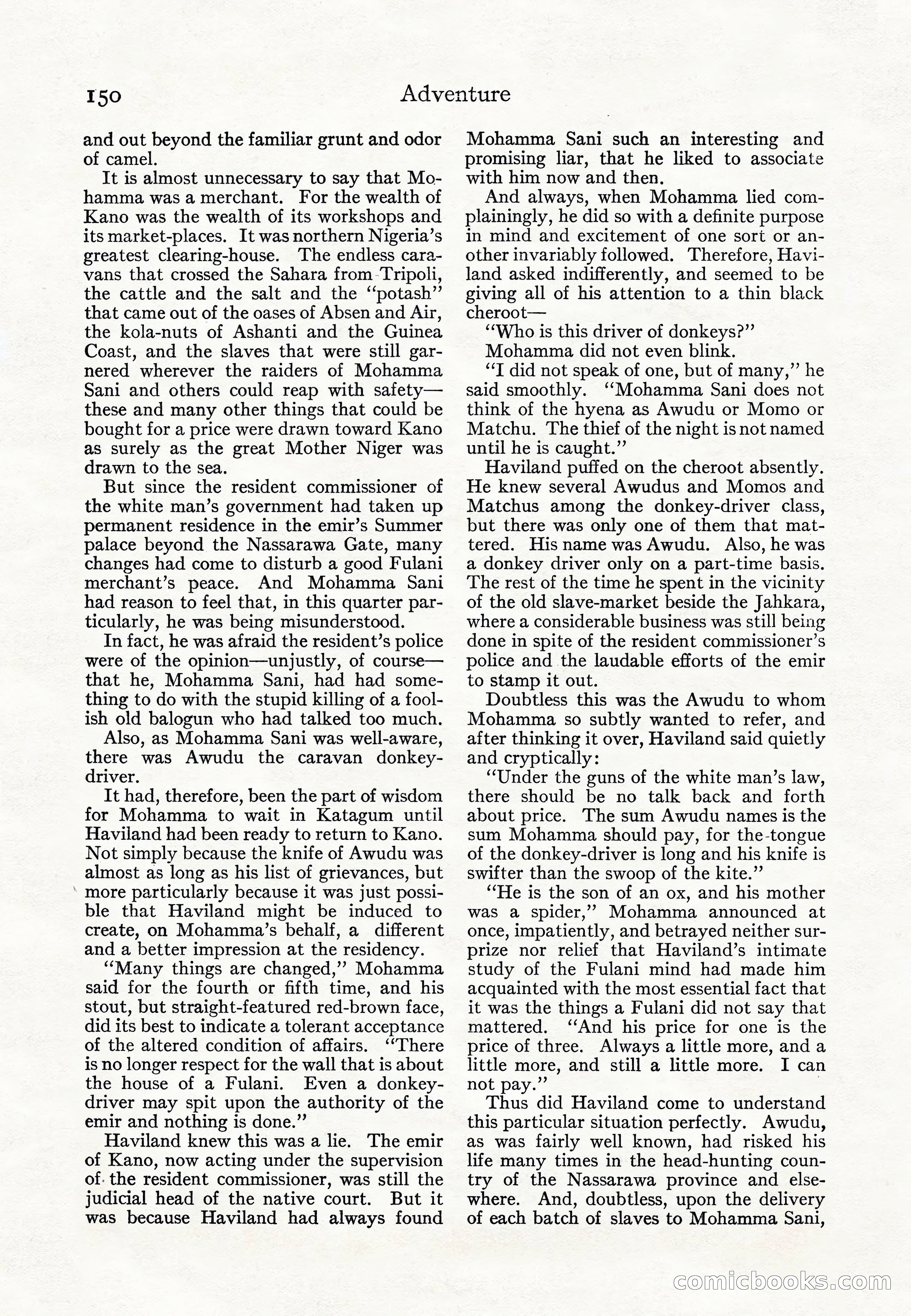 Adventure Magazine Cover — page 152 of 196