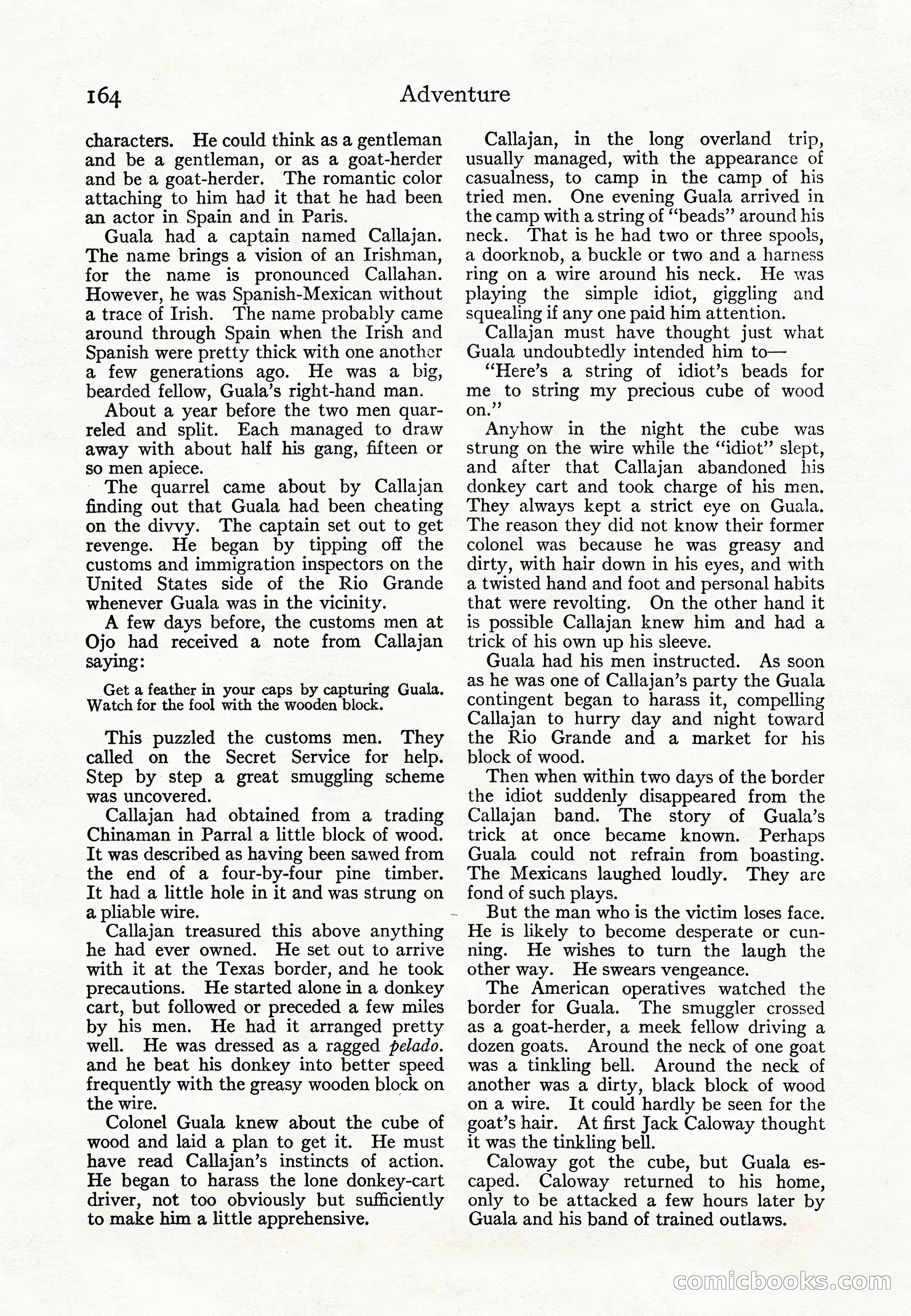 Adventure Magazine Cover — page 166 of 196