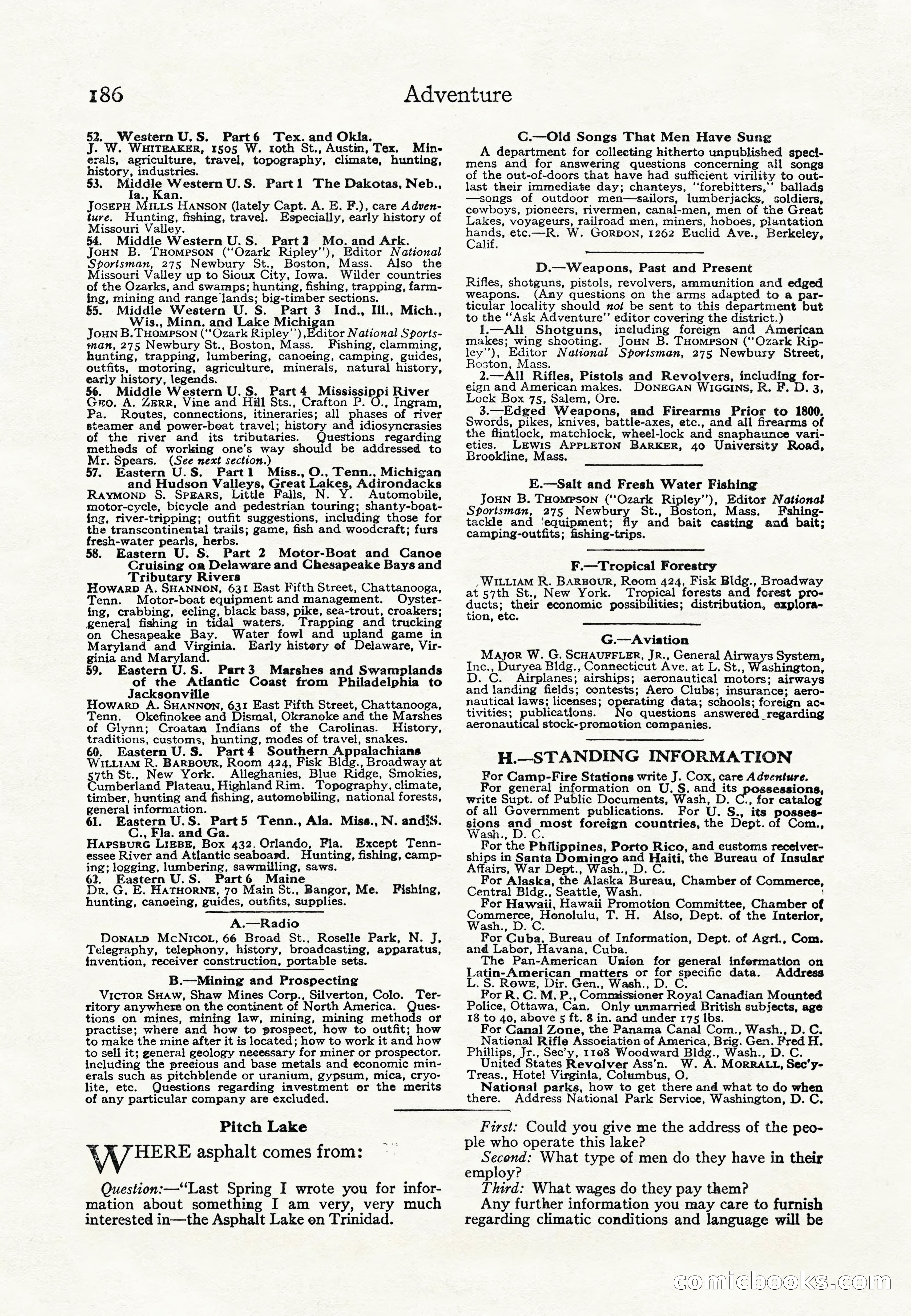 Adventure Magazine Cover — page 188 of 196