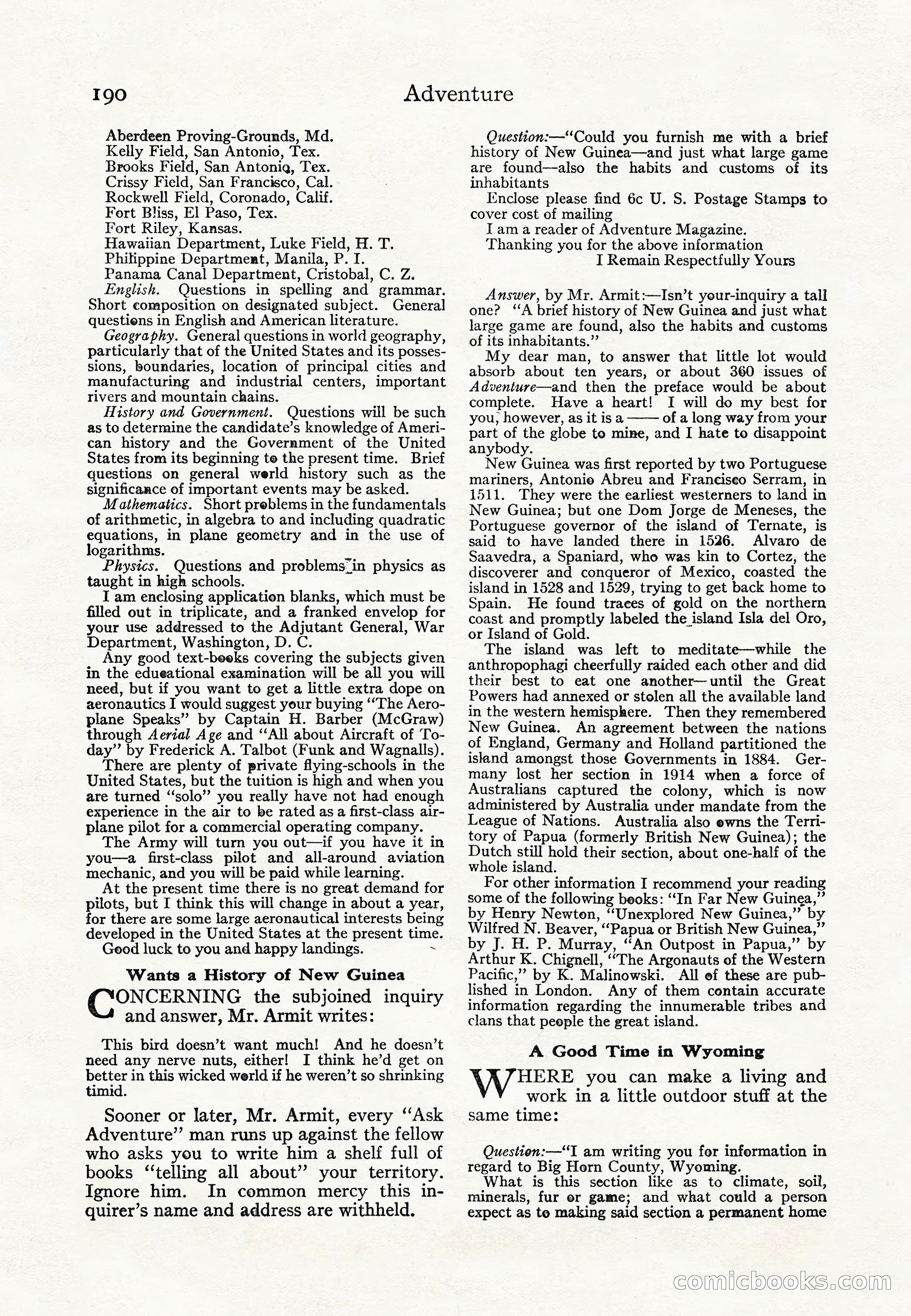 Adventure Magazine Cover — page 192 of 196