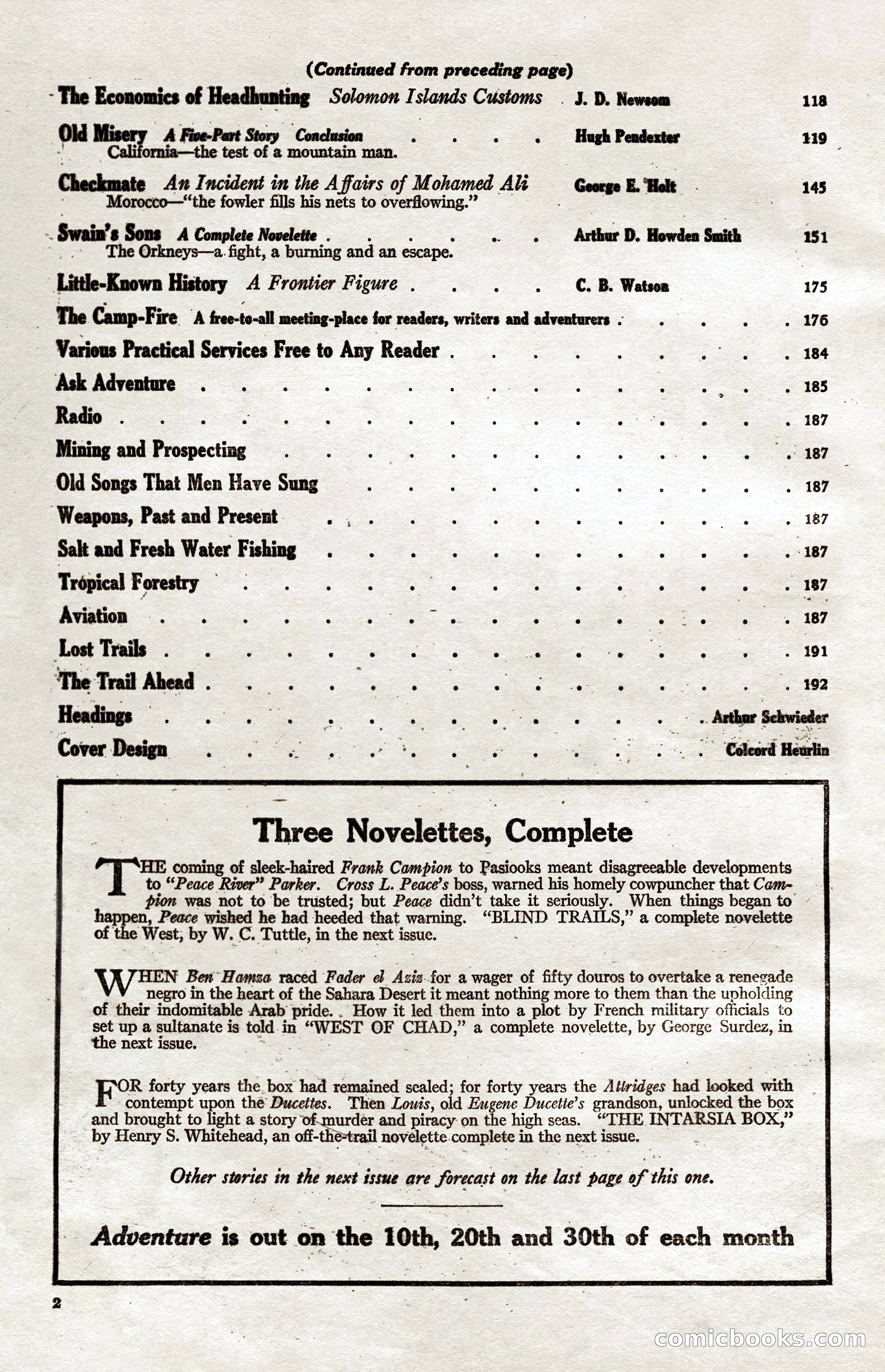 Adventure Magazine Cover — page 8 of 200