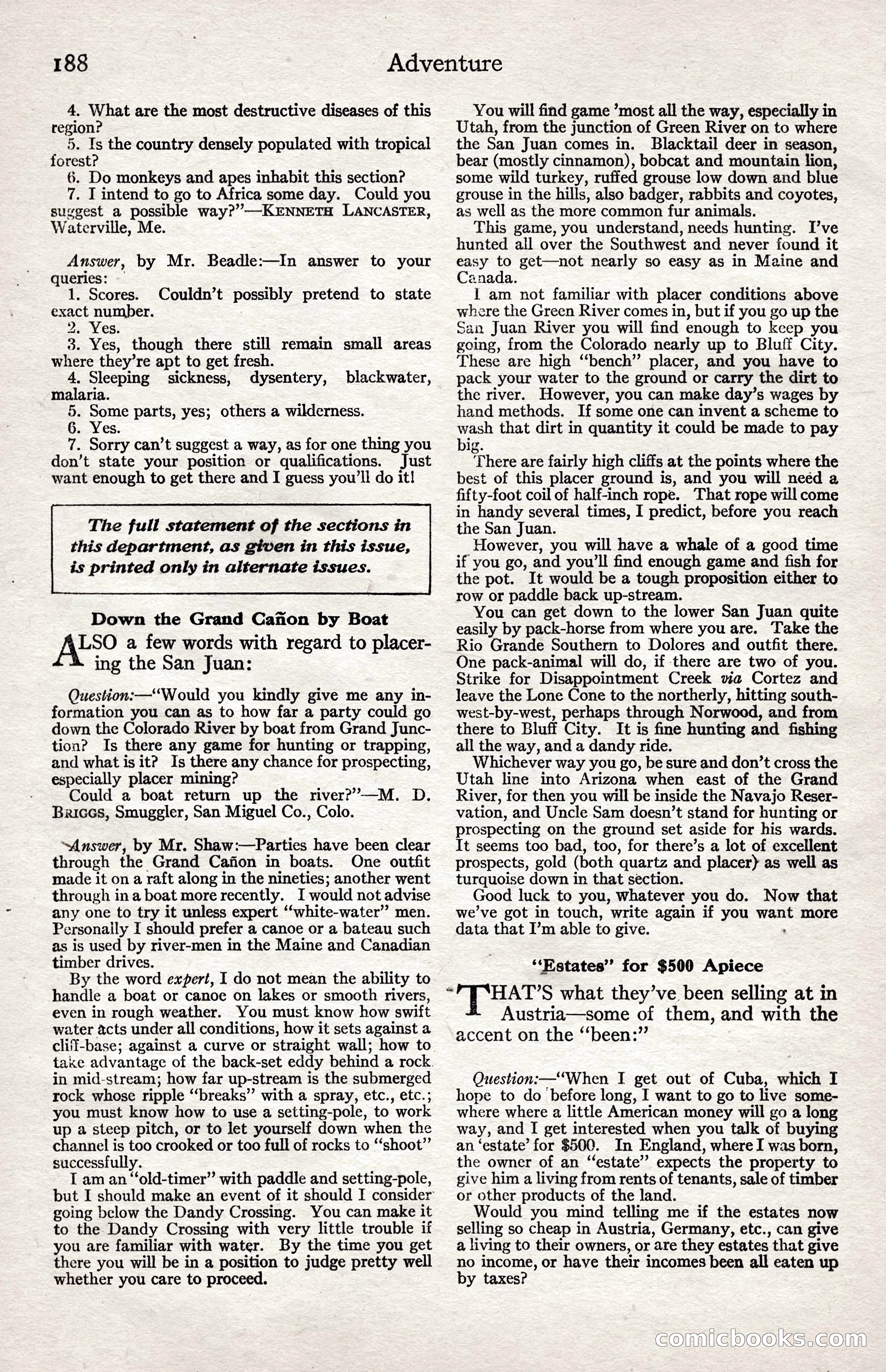 Adventure Magazine Cover — page 194 of 200