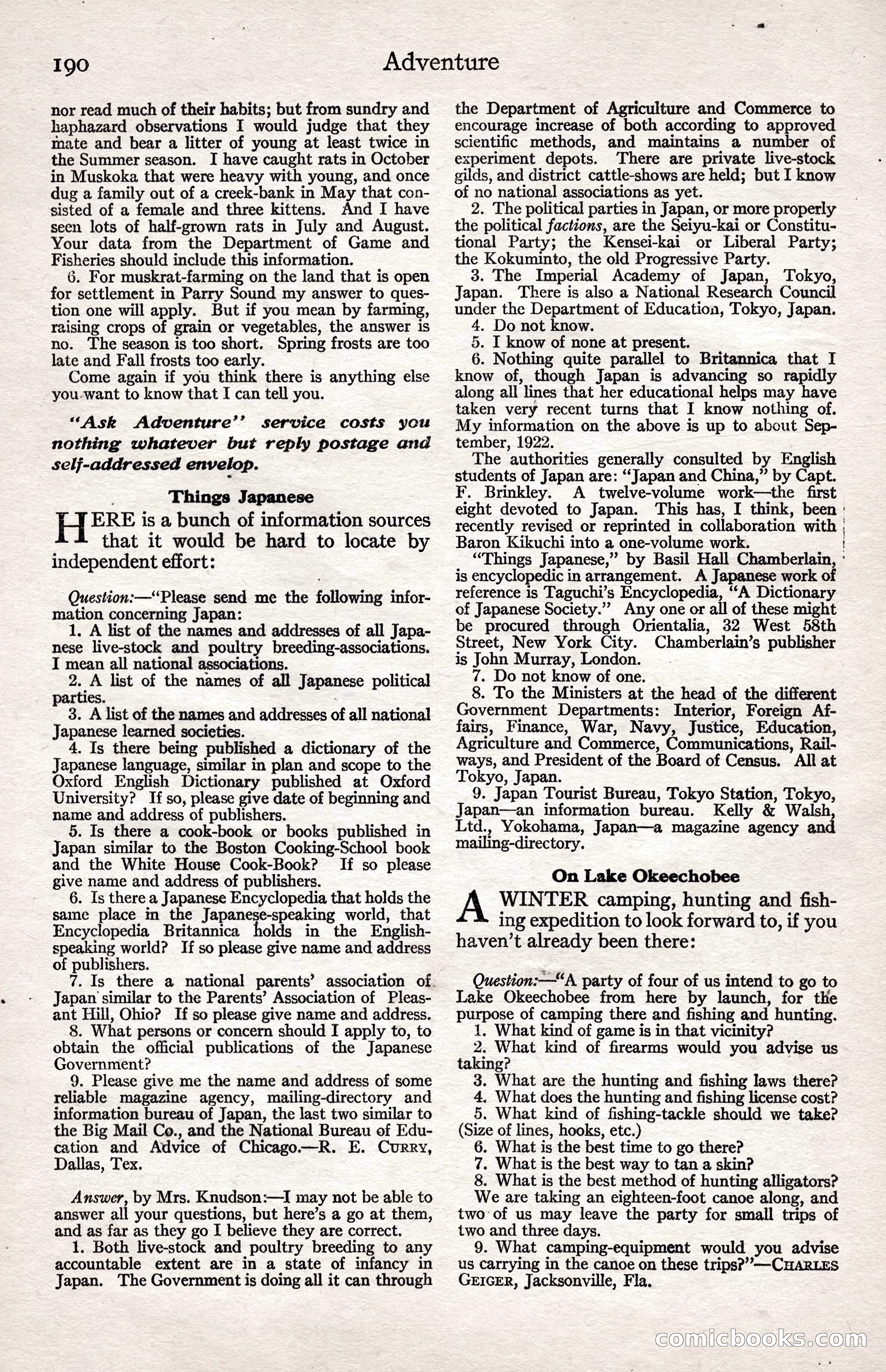 Adventure Magazine Cover — page 196 of 200
