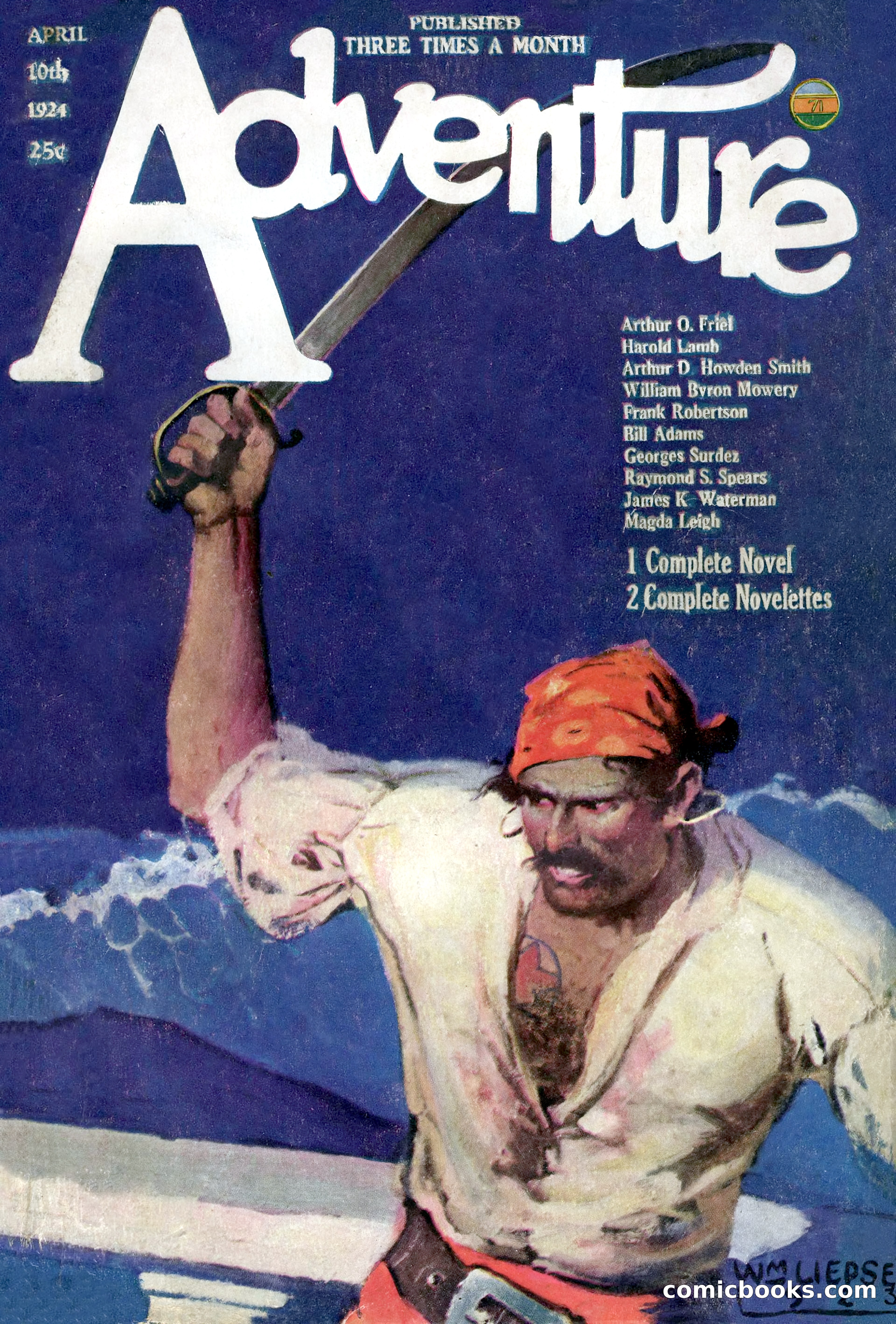 Adventure Magazine, April 10, 1924 — page 1 of 196