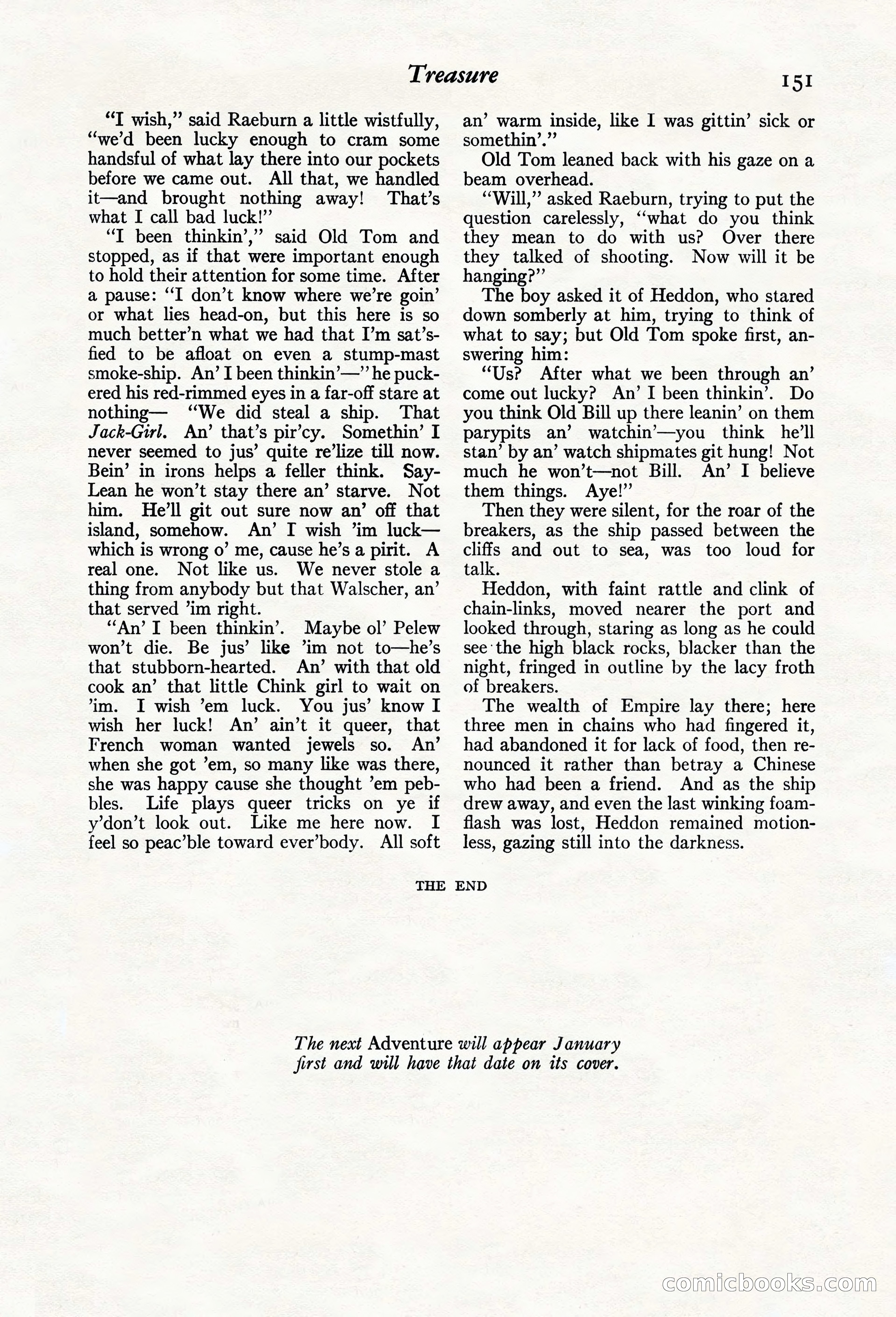 Adventure Magazine Cover — page 153 of 212