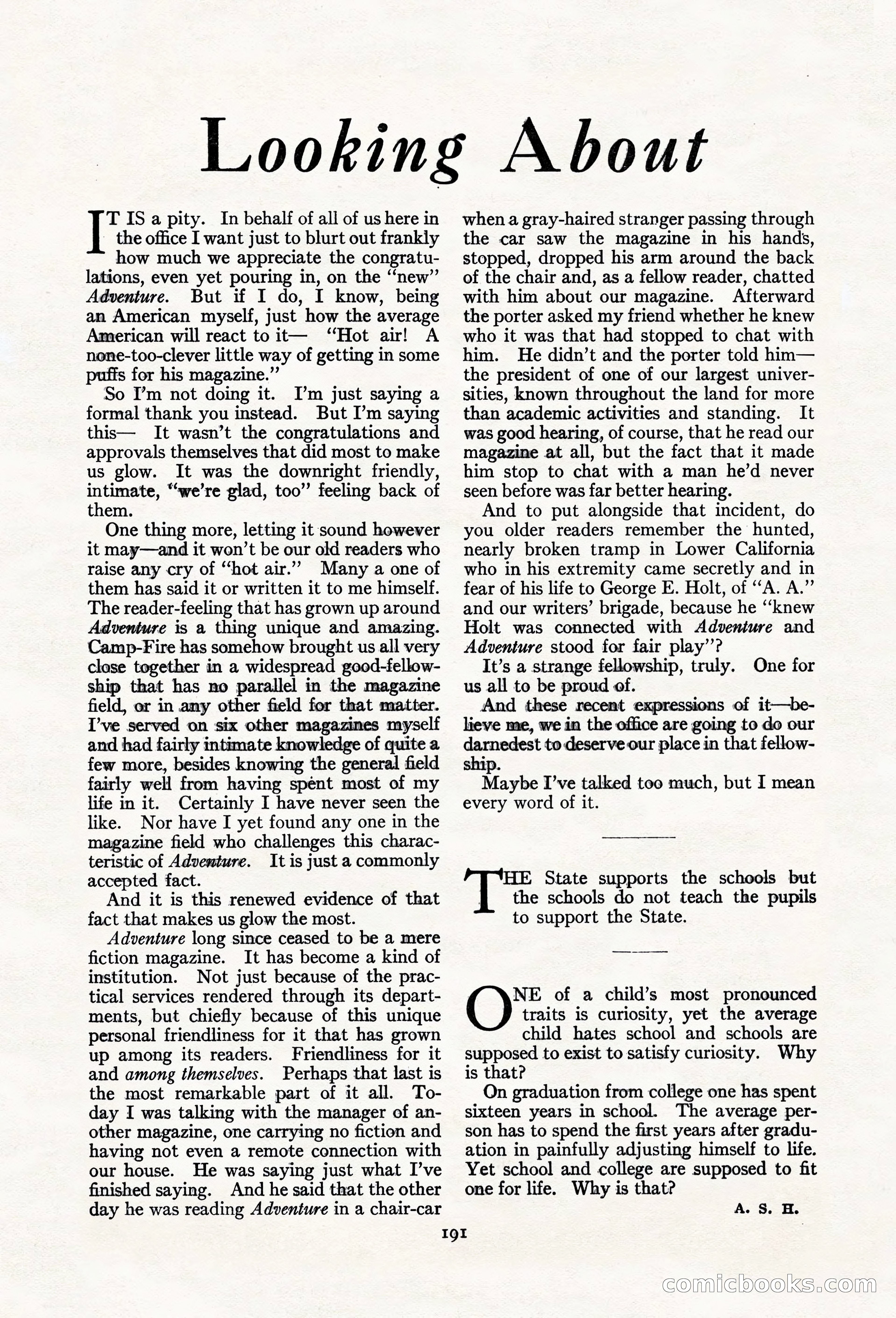 Adventure Magazine Cover — page 193 of 212