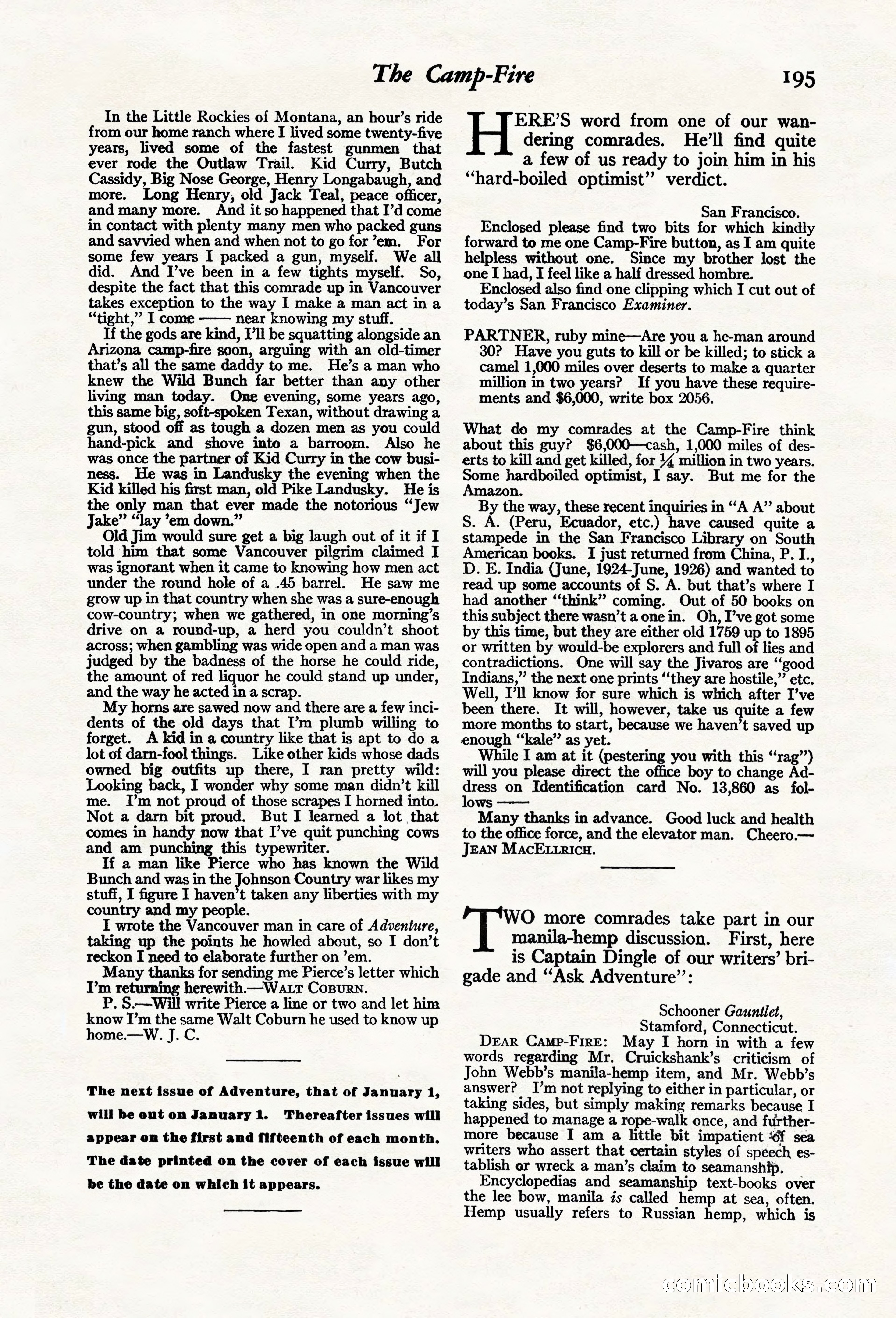 Adventure Magazine Cover — page 197 of 212