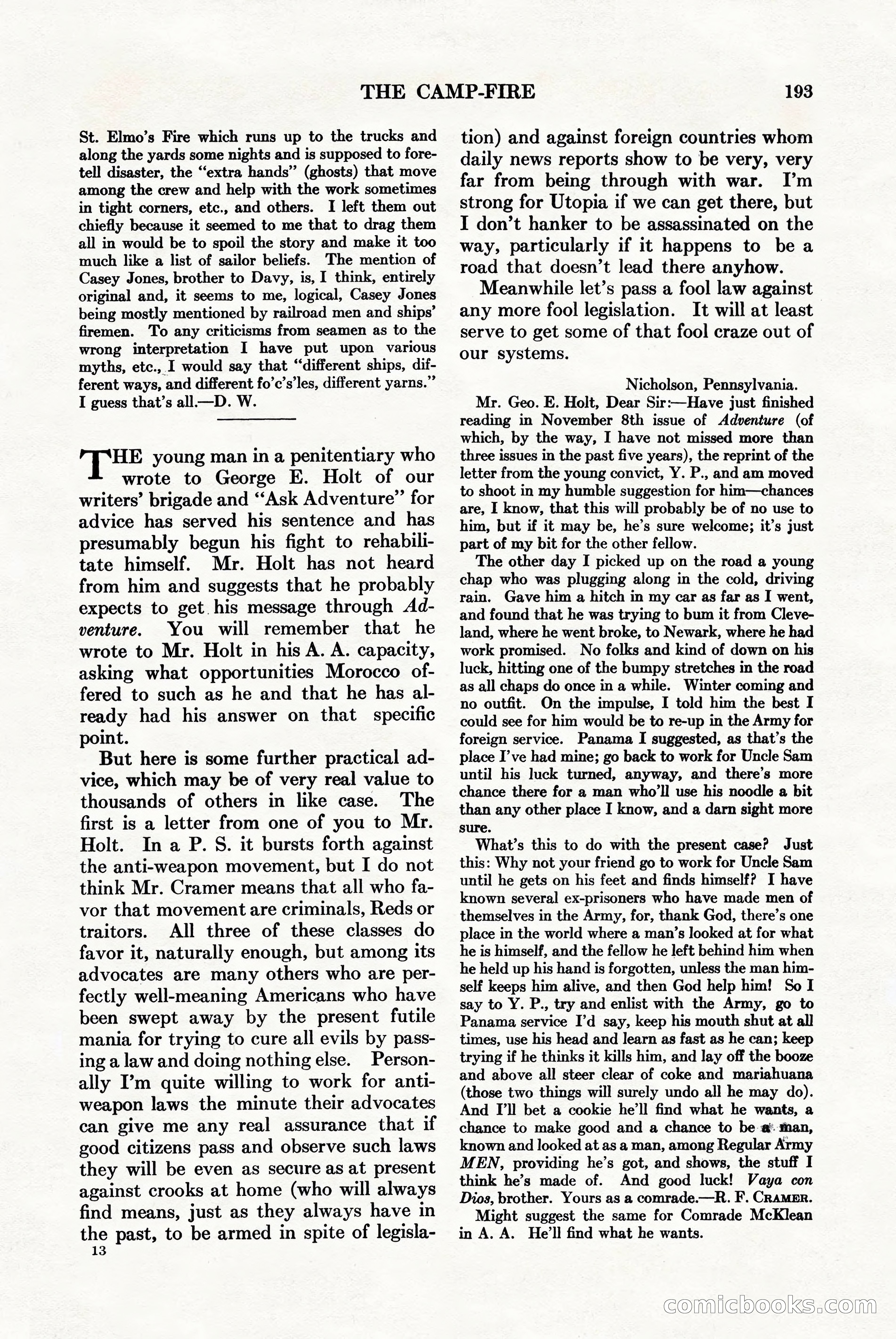 Adventure Magazine Cover — page 195 of 212
