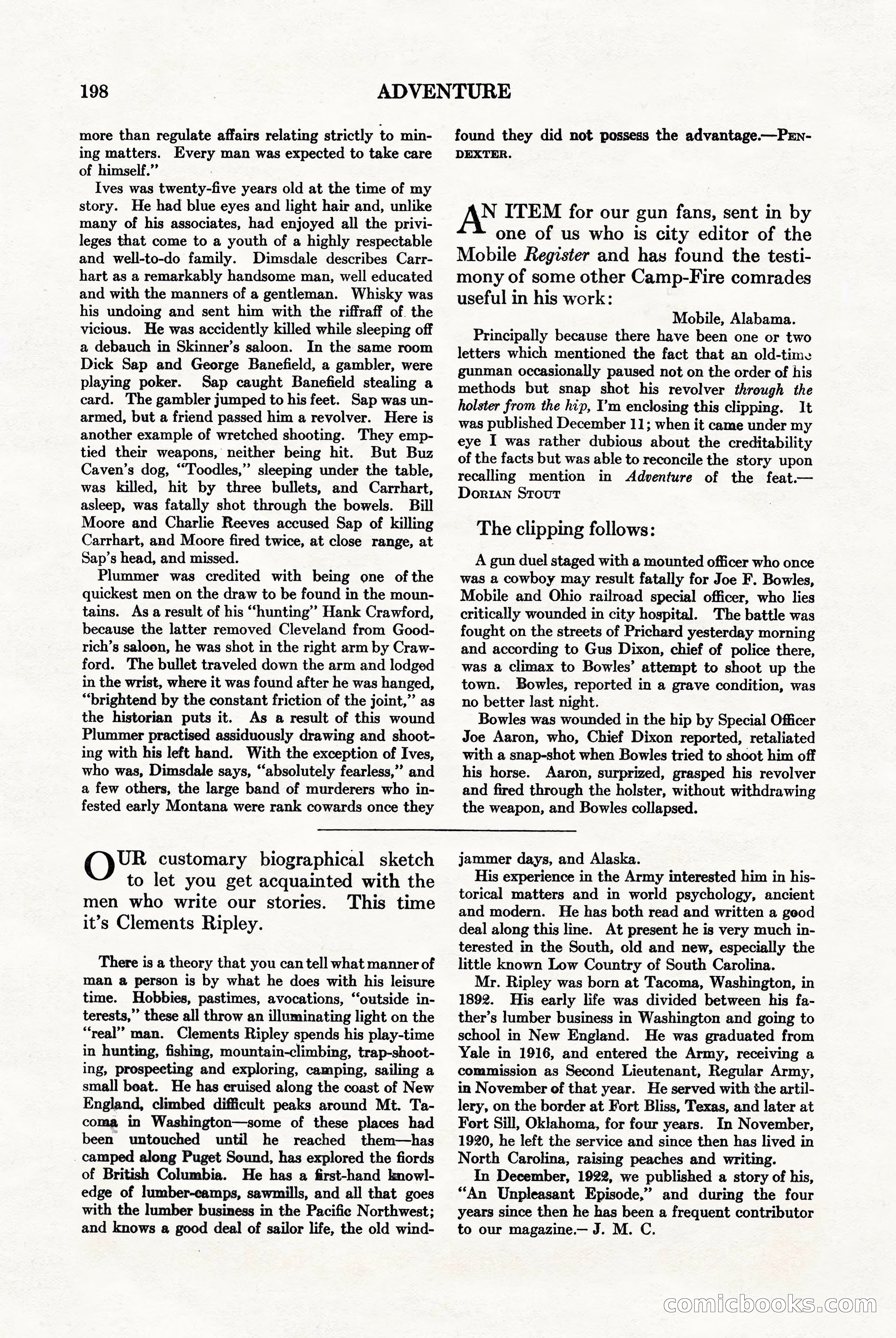 Adventure Magazine Cover — page 200 of 212