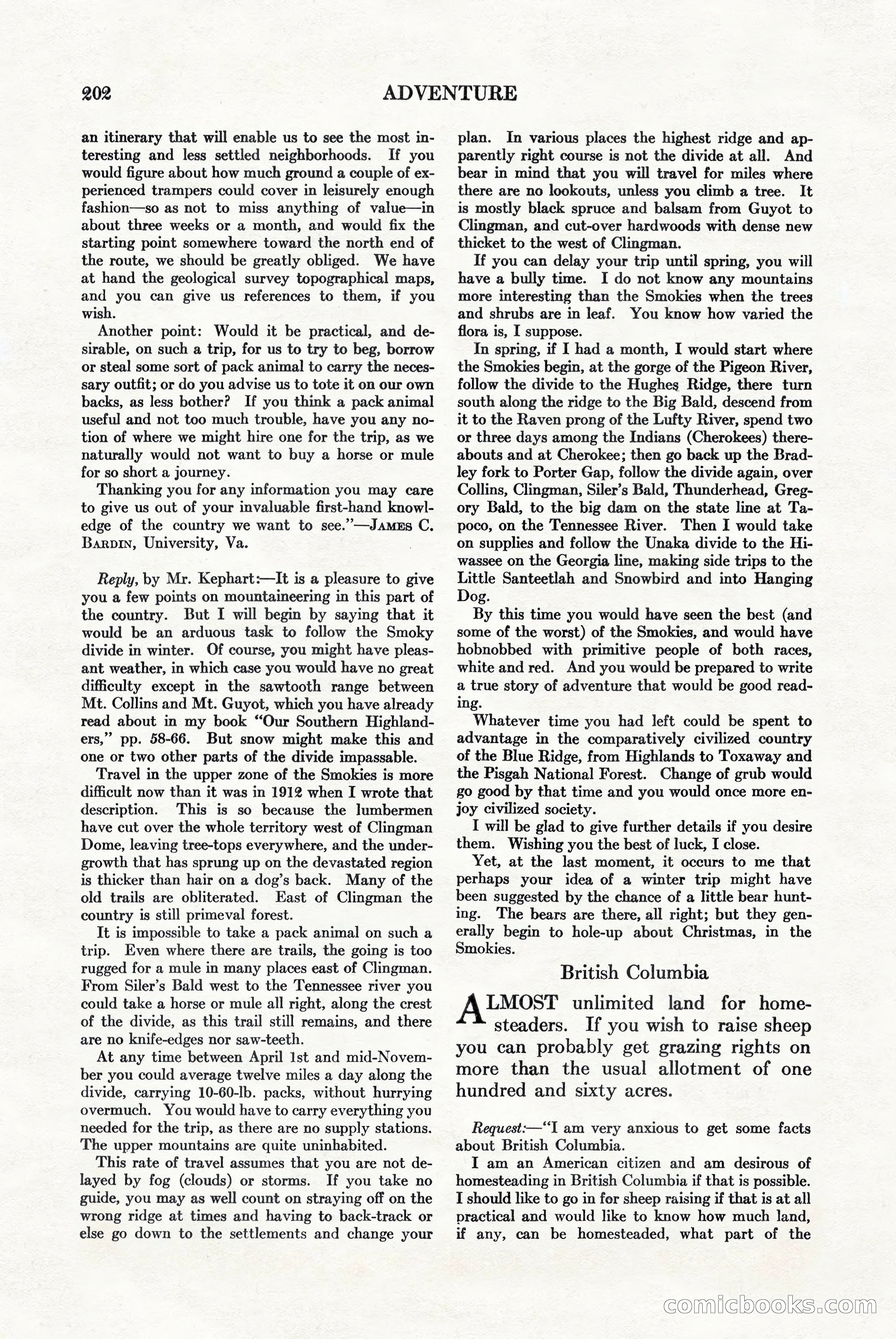 Adventure Magazine Cover — page 204 of 212