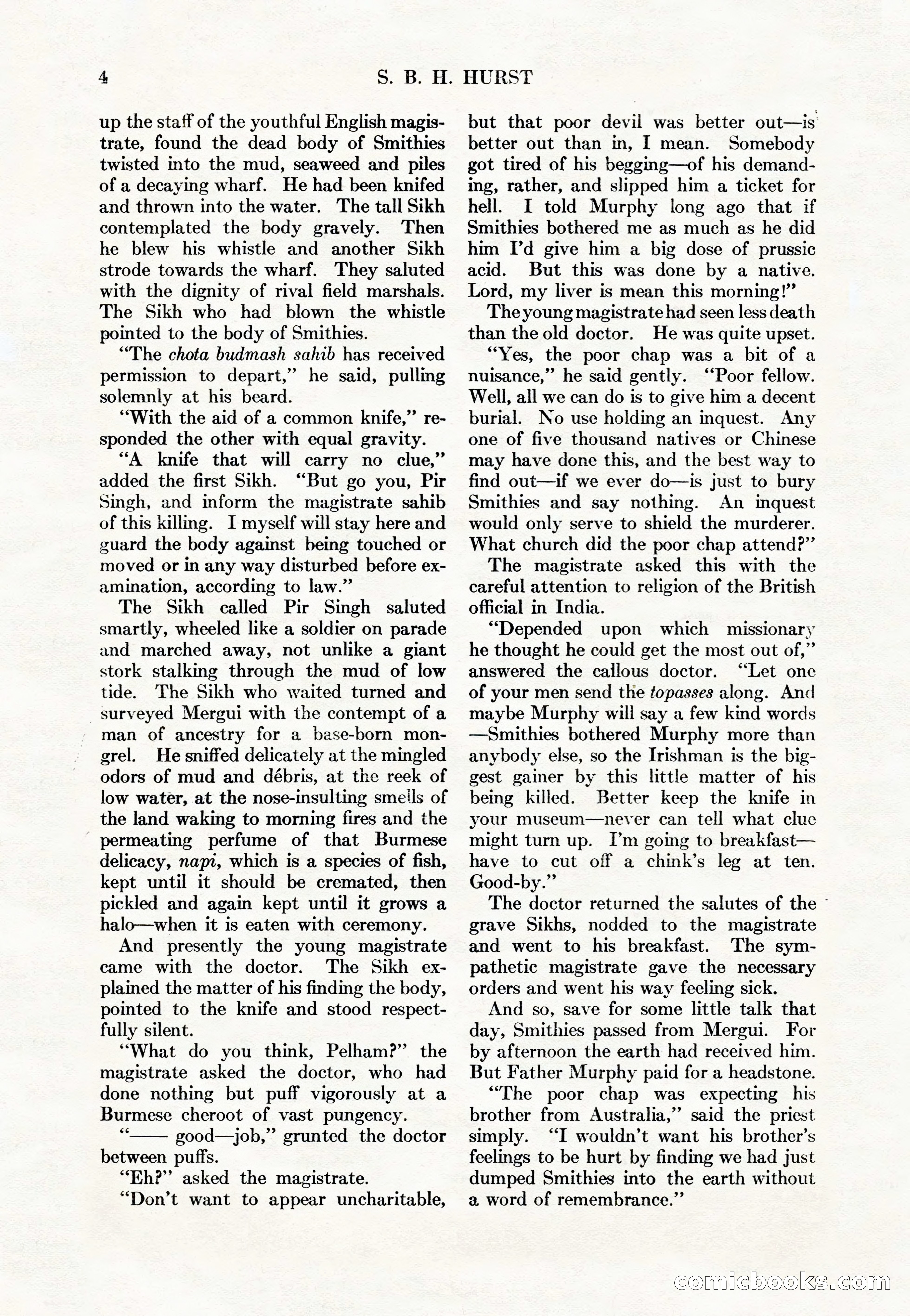 Adventure Magazine Cover, May 15, 1927 — page 6 of 196