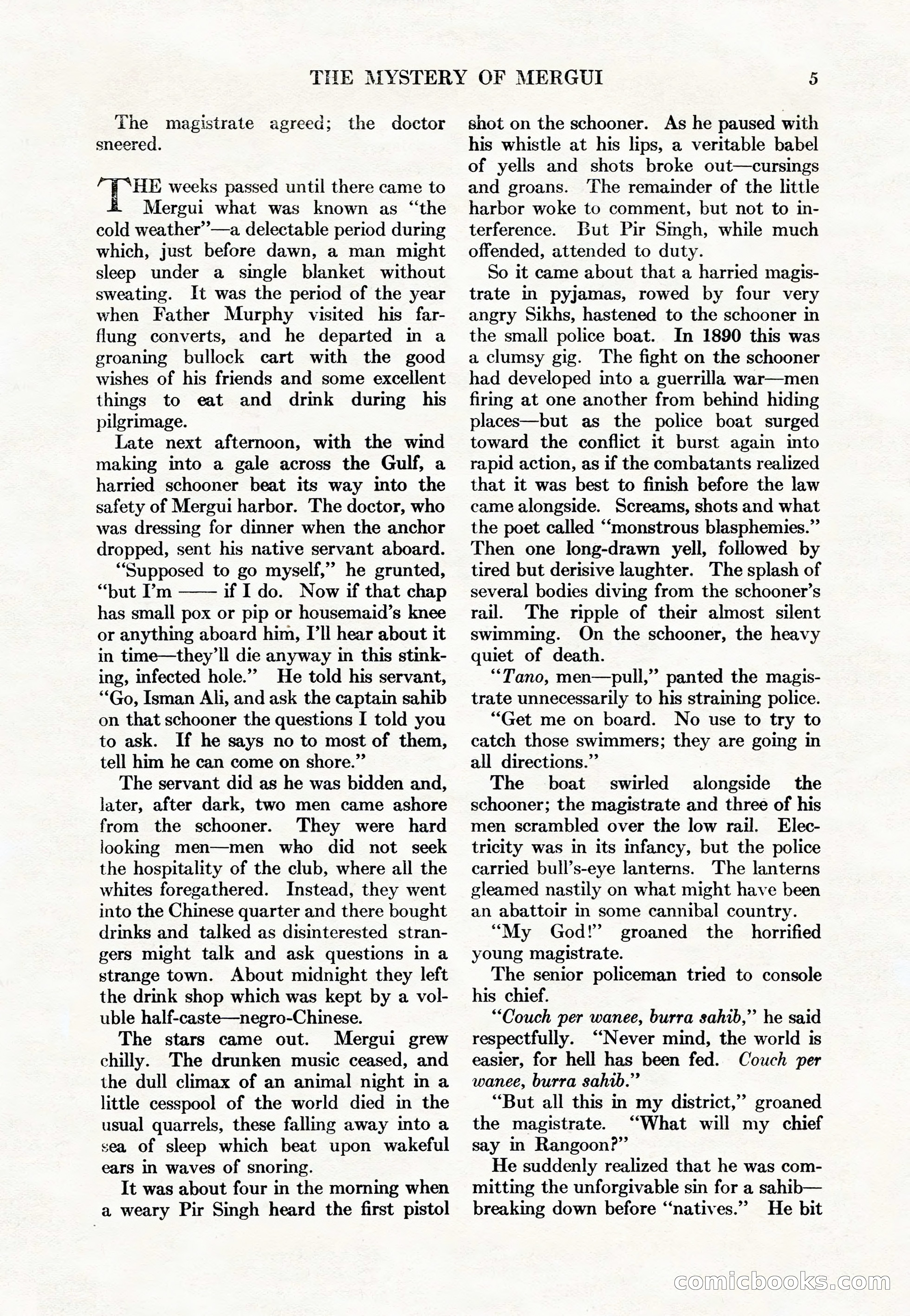 Adventure Magazine Cover, May 15, 1927 — page 7 of 196
