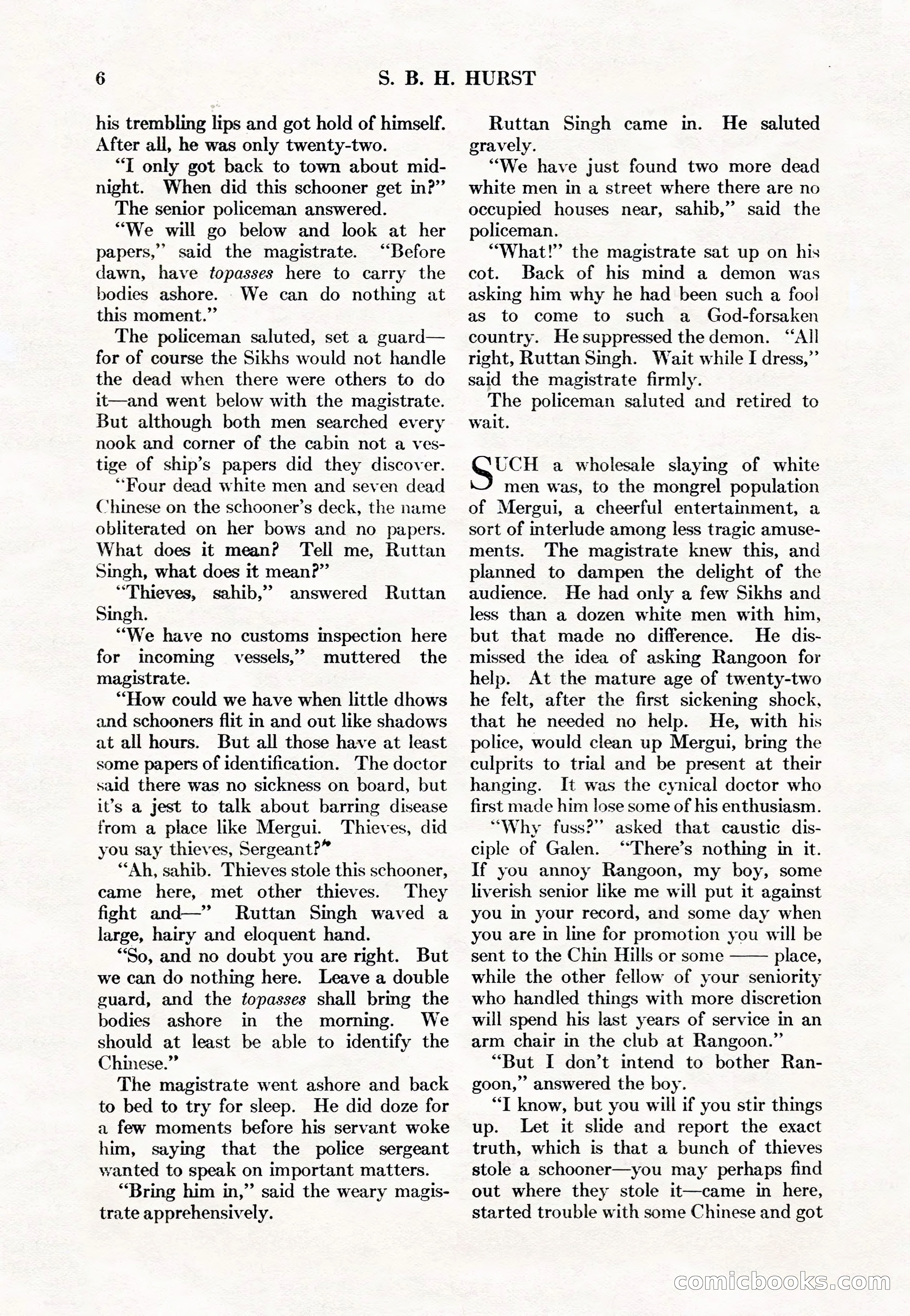 Adventure Magazine Cover, May 15, 1927 — page 8 of 196
