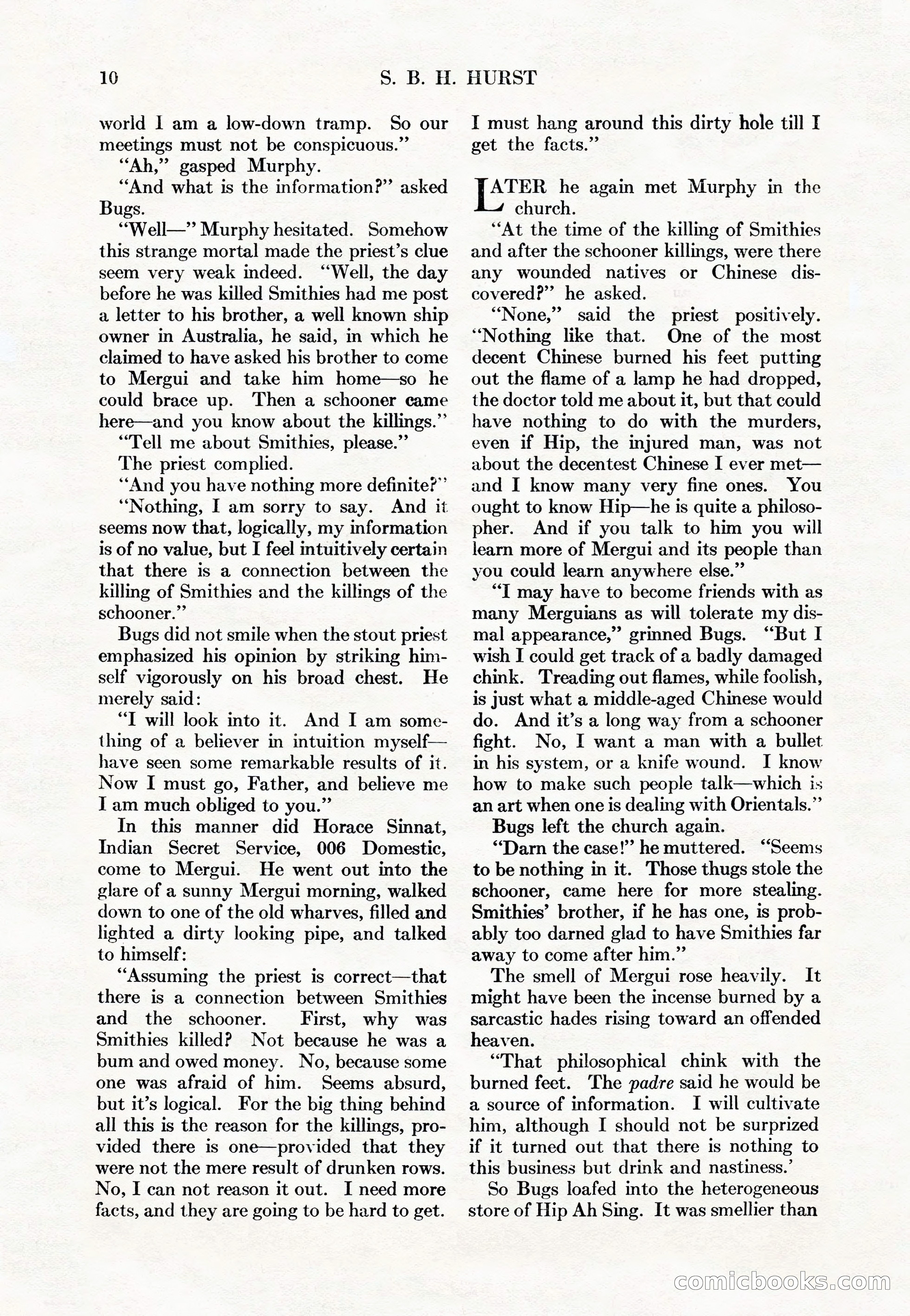 Adventure Magazine Cover, May 15, 1927 — page 12 of 196