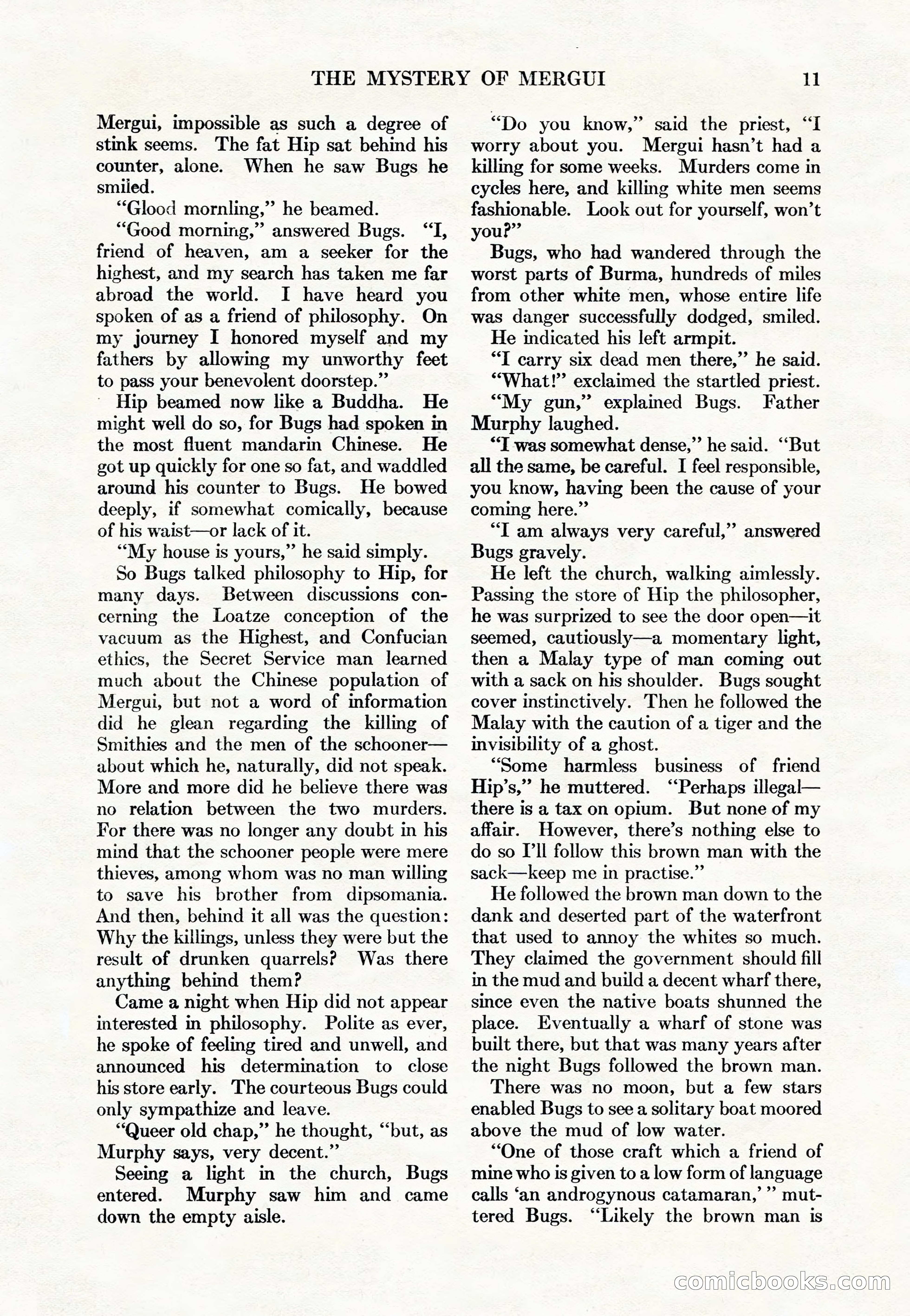 Adventure Magazine Cover, May 15, 1927 — page 13 of 196