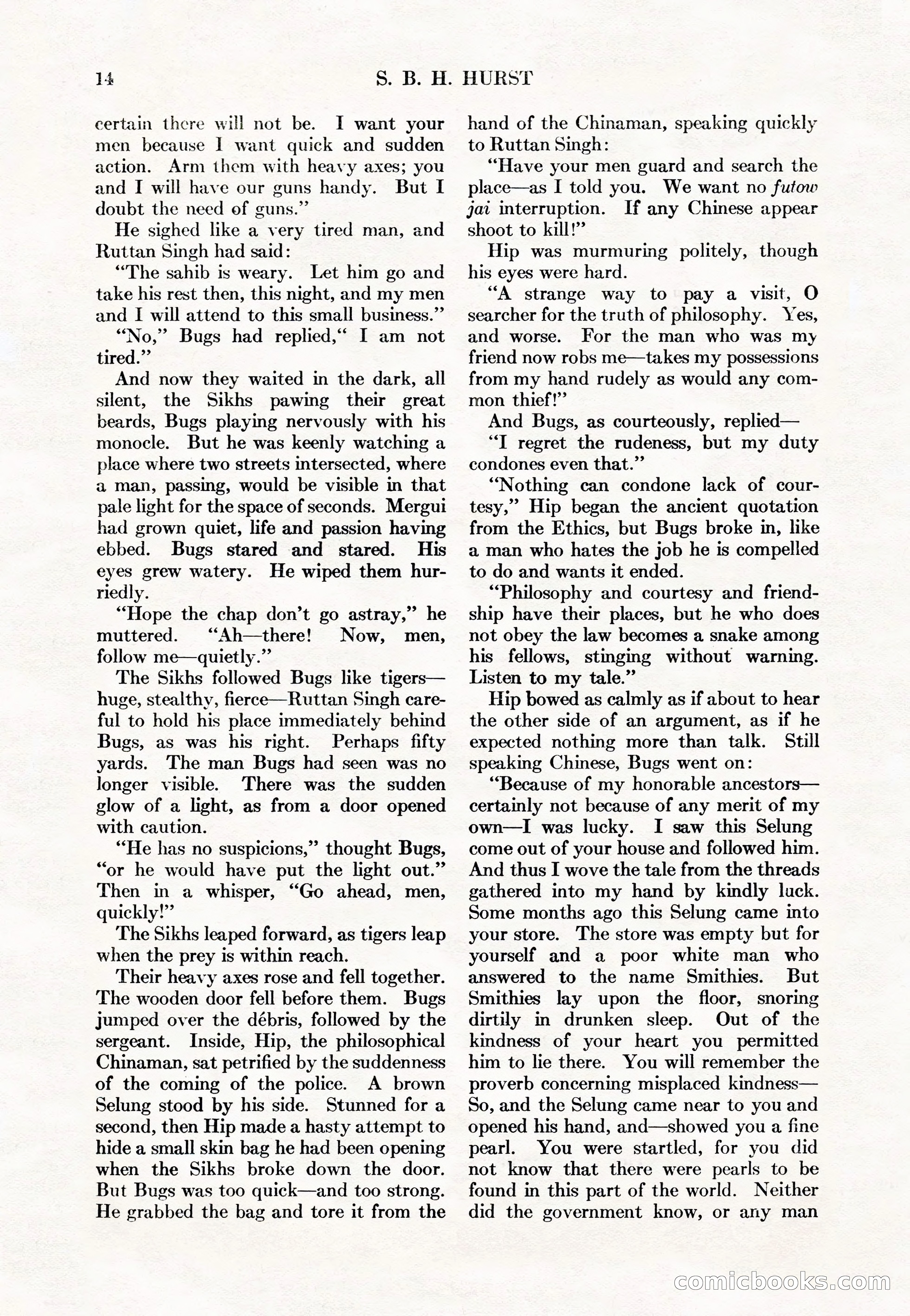 Adventure Magazine Cover, May 15, 1927 — page 16 of 196