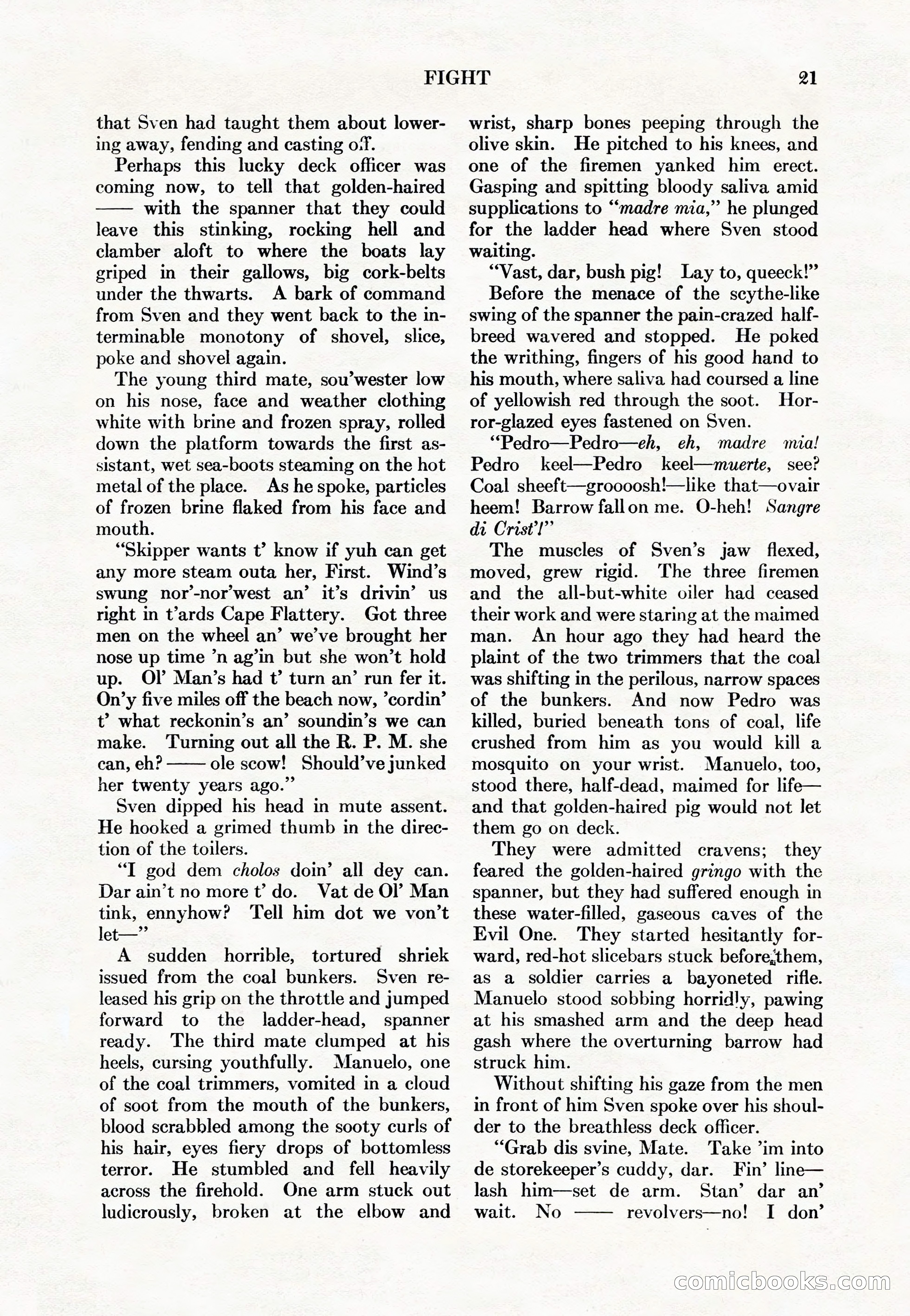 Adventure Magazine Cover, May 15, 1927 — page 23 of 196