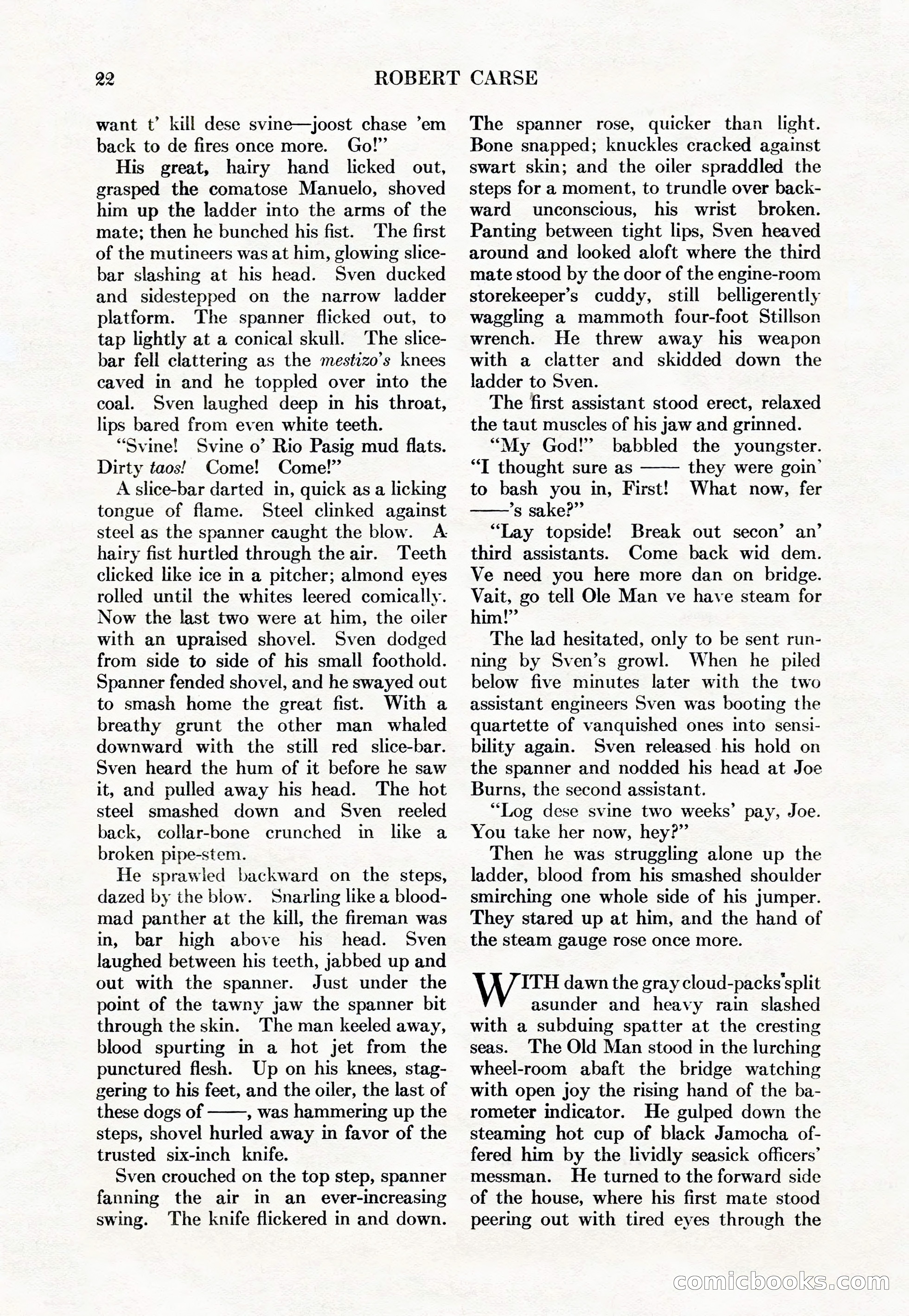 Adventure Magazine Cover, May 15, 1927 — page 24 of 196