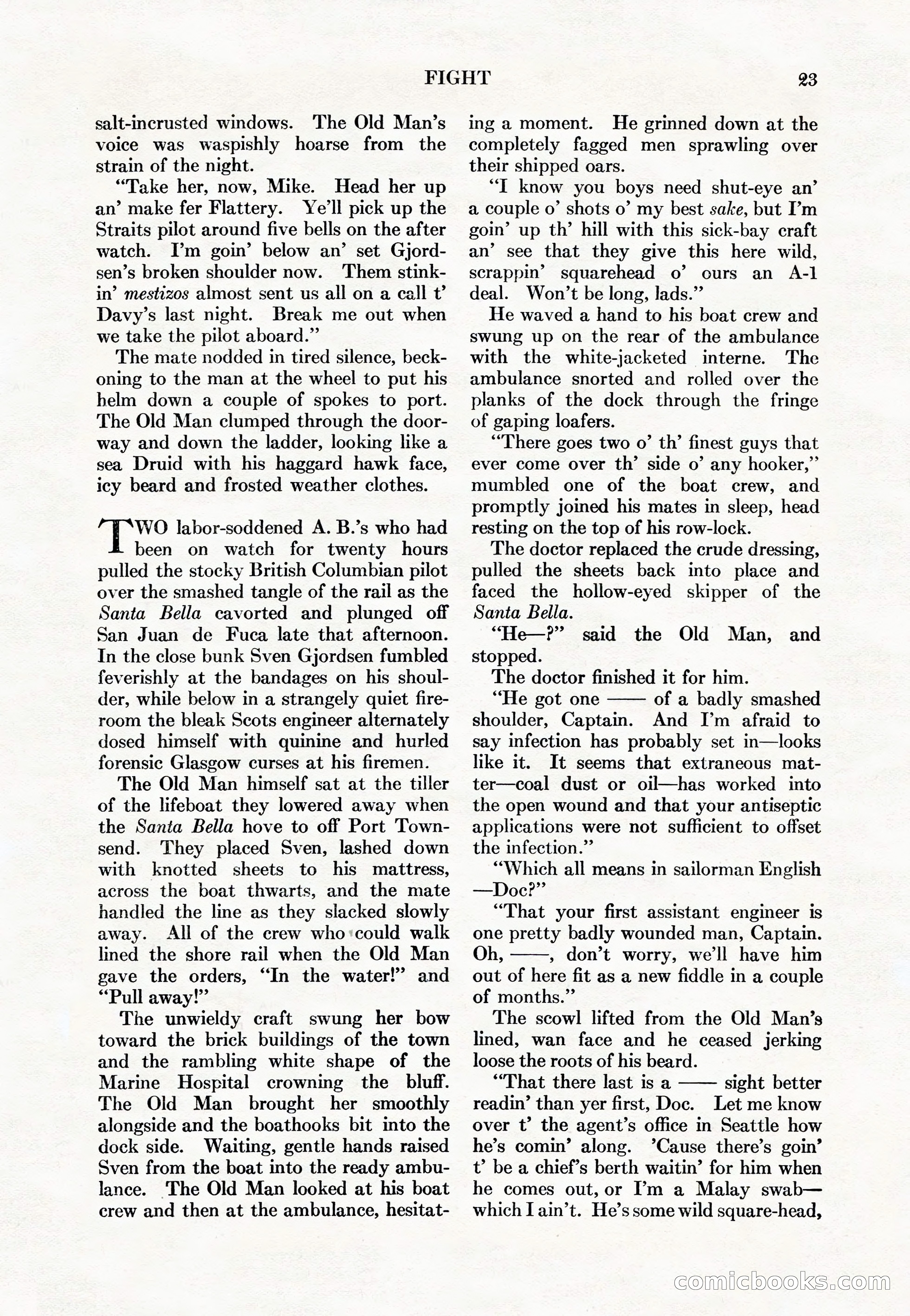 Adventure Magazine Cover, May 15, 1927 — page 25 of 196