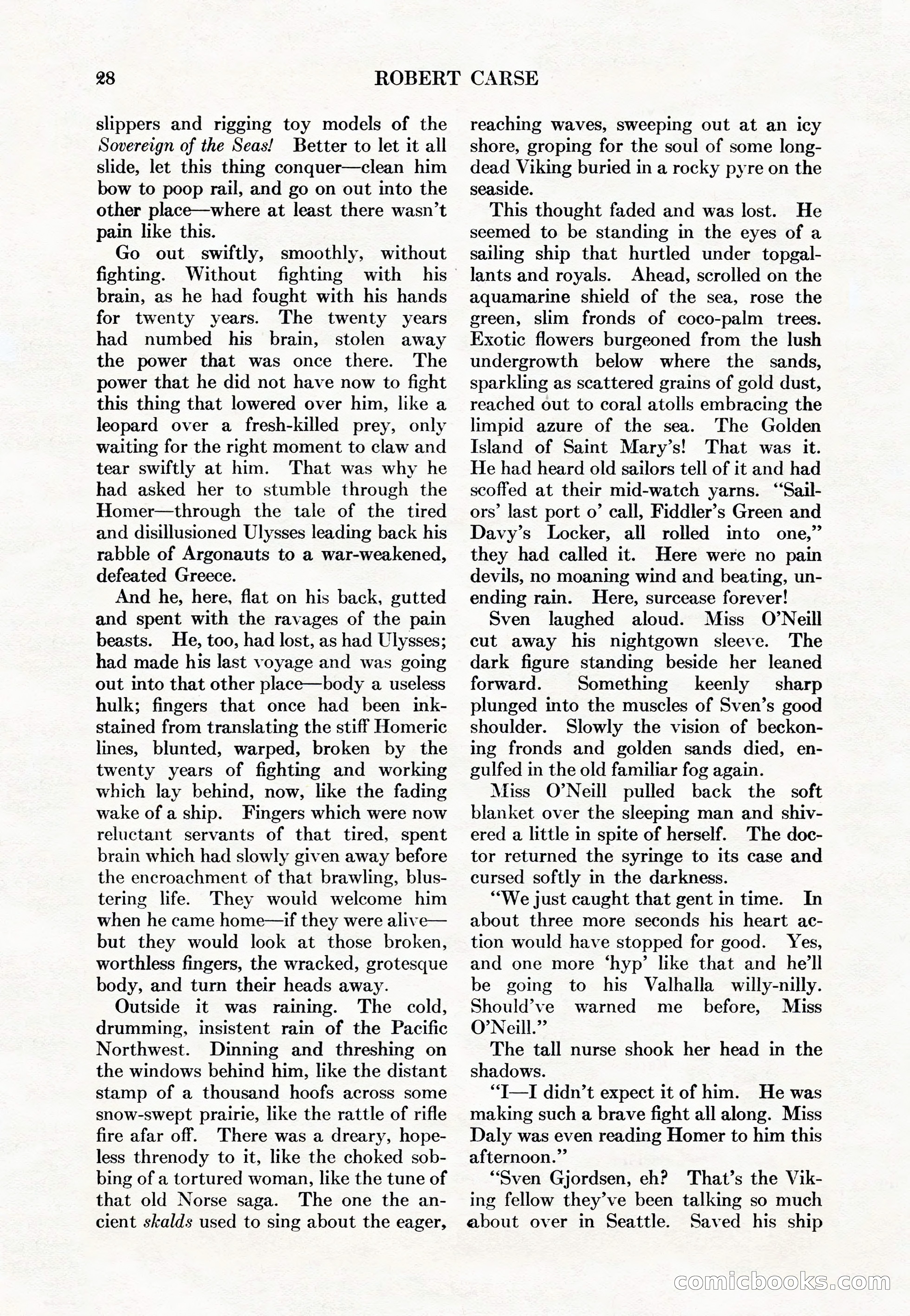 Adventure Magazine Cover, May 15, 1927 — page 30 of 196