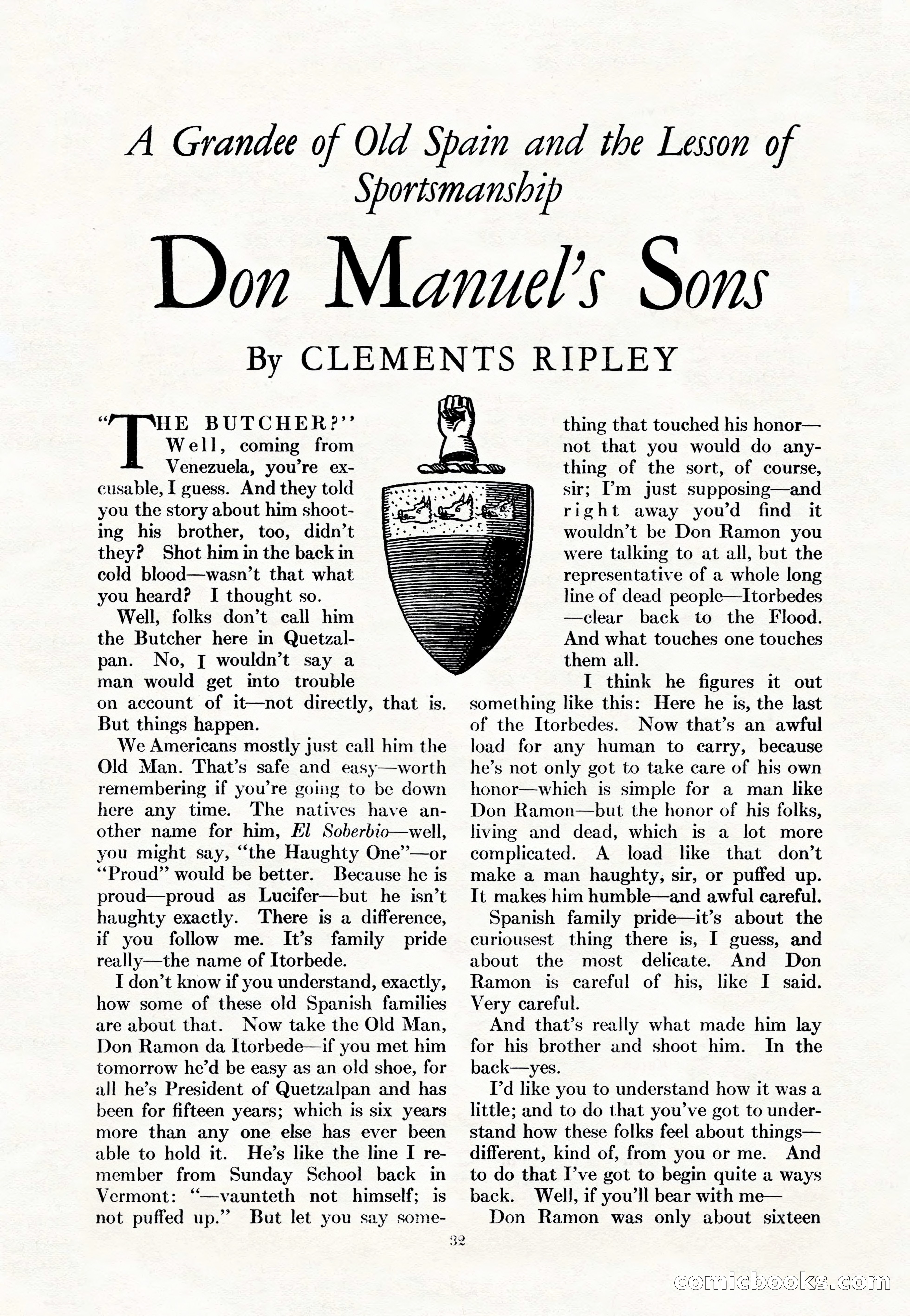 Adventure Magazine Cover, May 15, 1927 — page 34 of 196