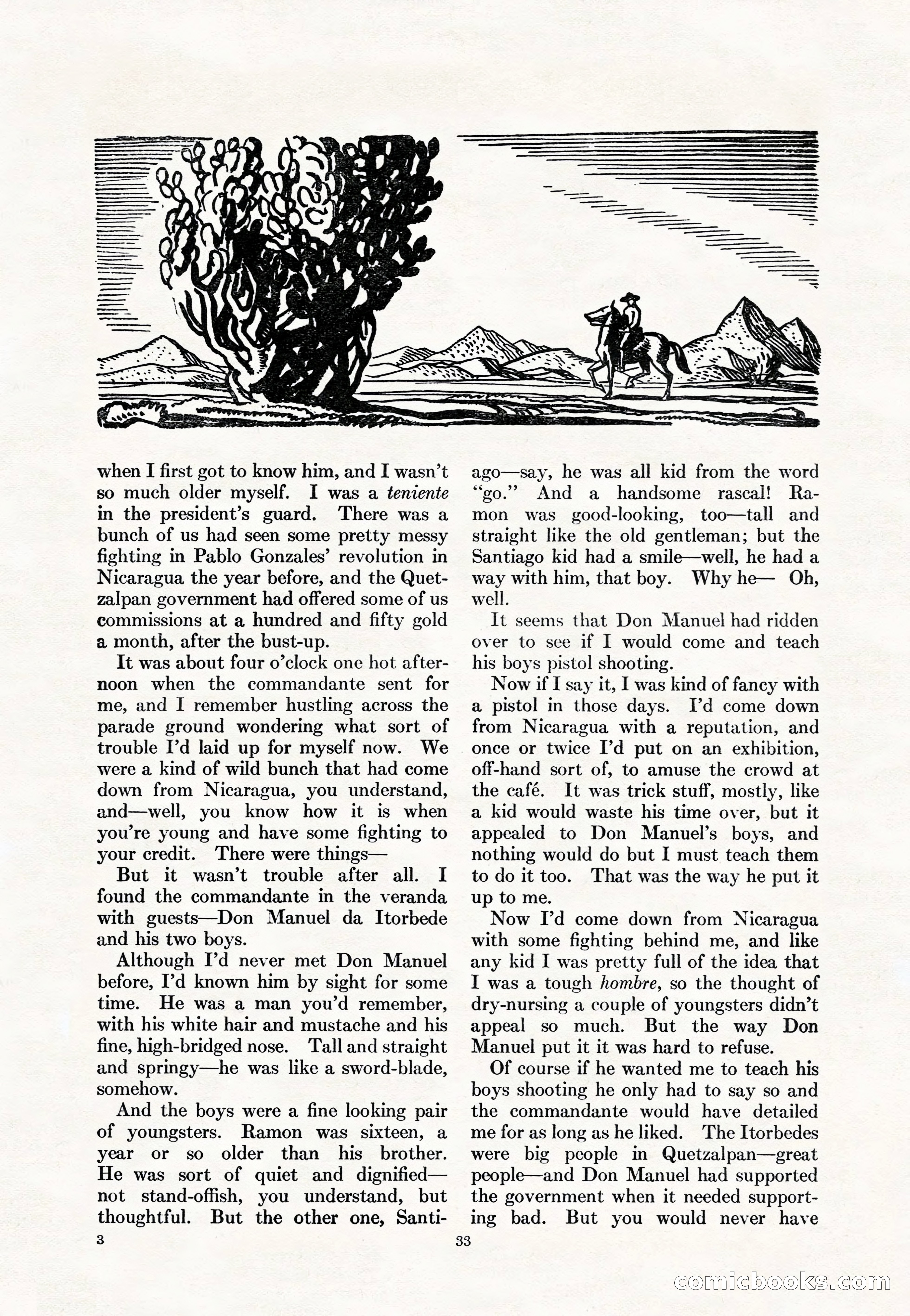 Adventure Magazine Cover, May 15, 1927 — page 35 of 196