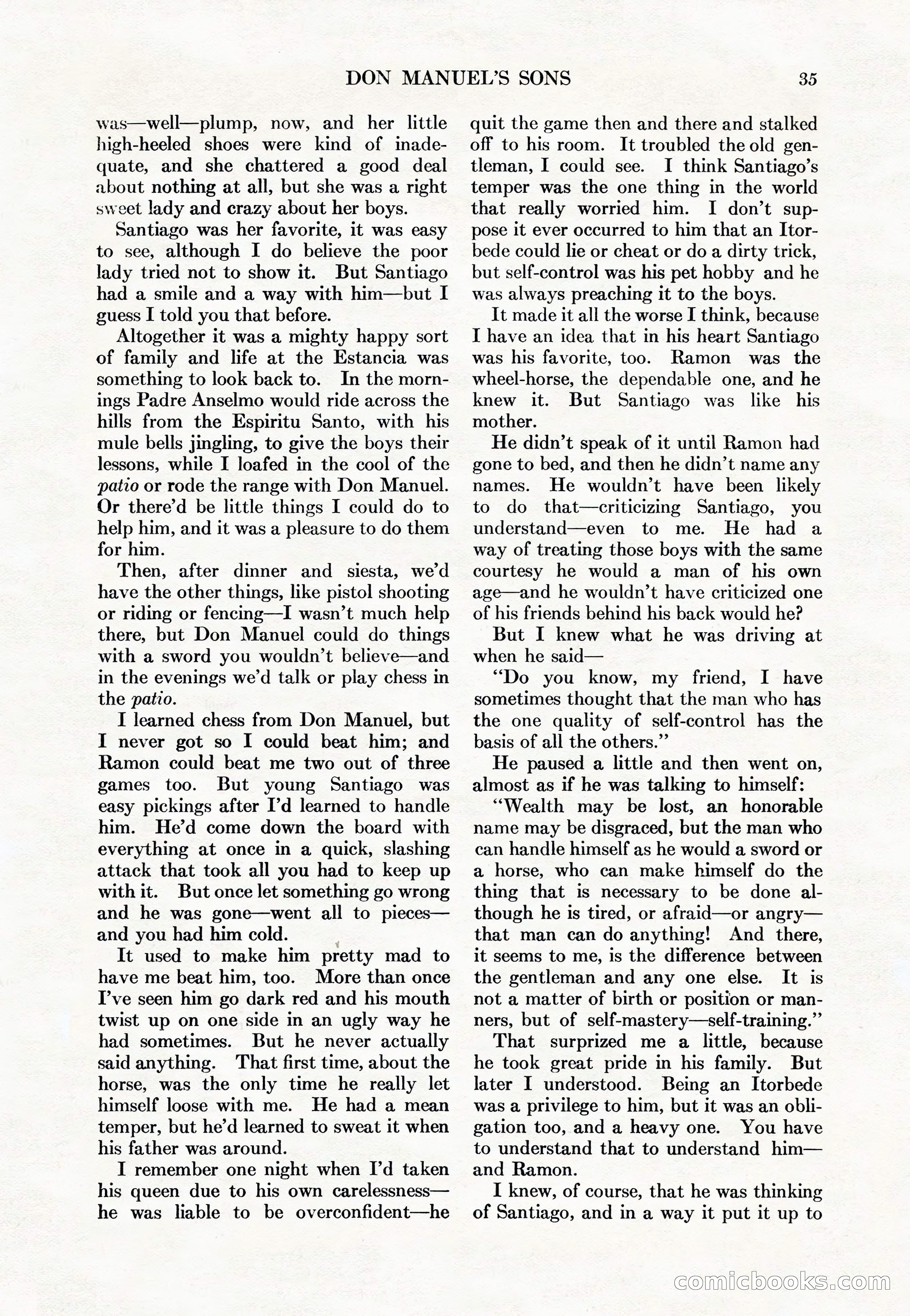 Adventure Magazine Cover, May 15, 1927 — page 37 of 196