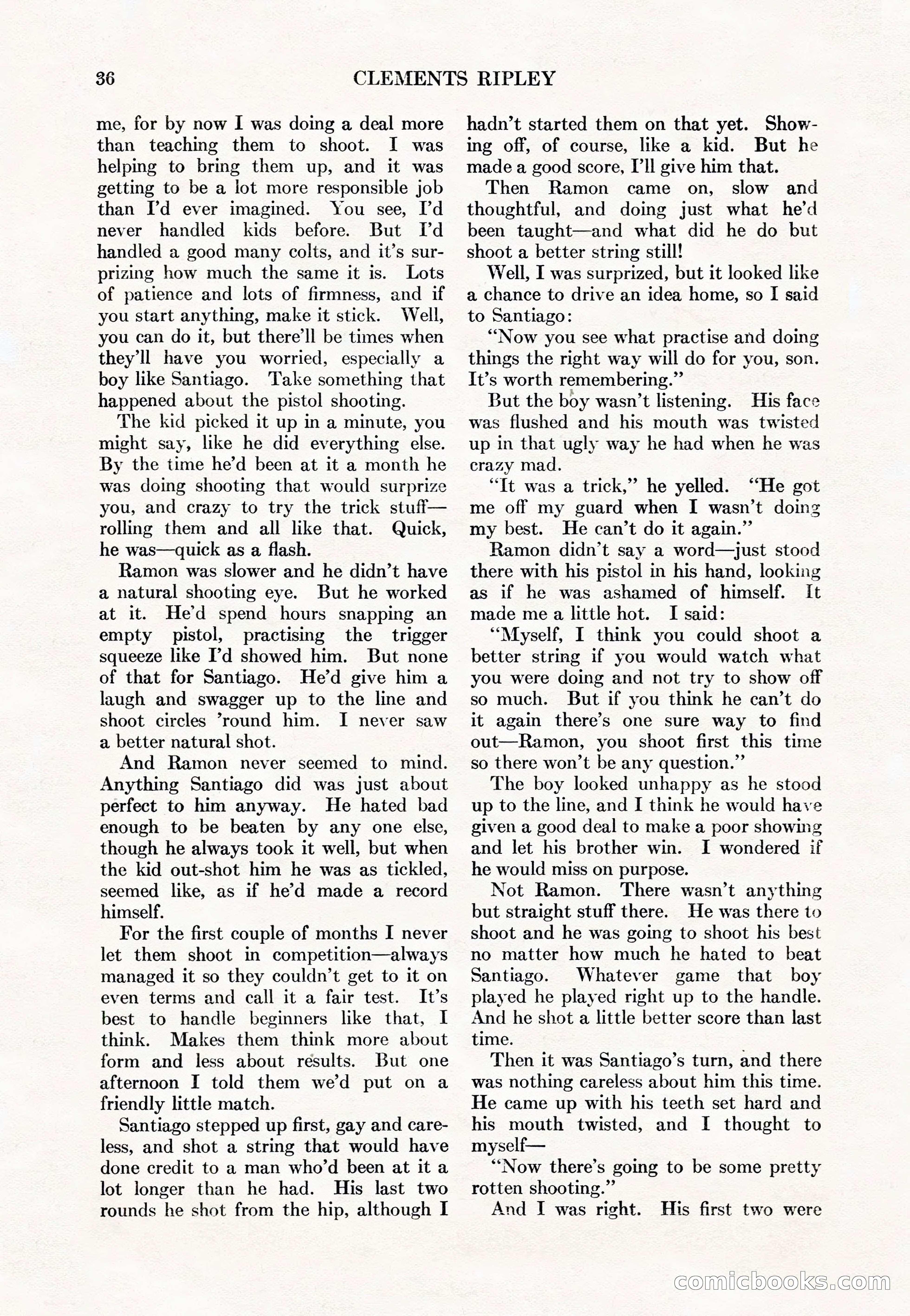 Adventure Magazine Cover, May 15, 1927 — page 38 of 196