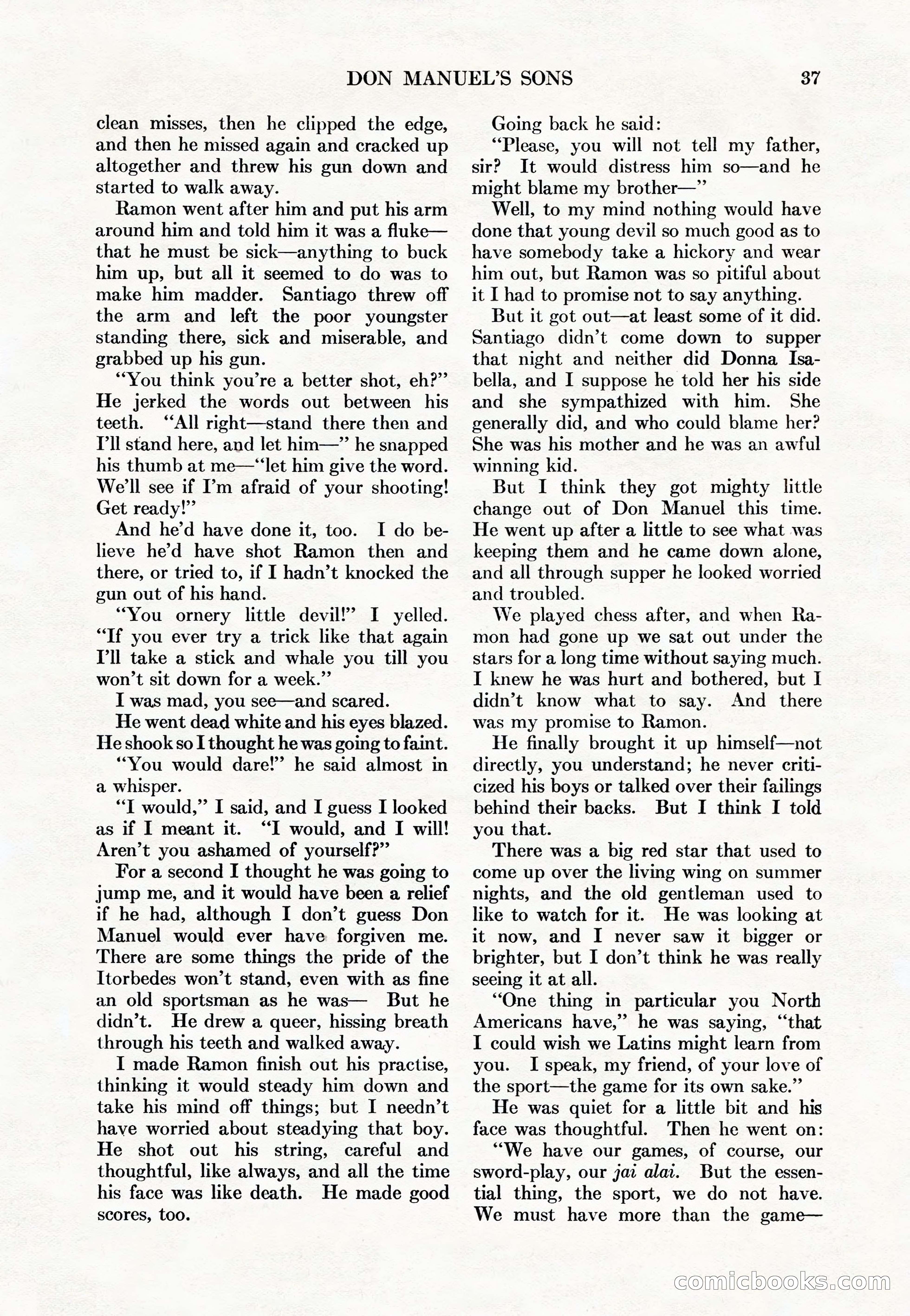 Adventure Magazine Cover, May 15, 1927 — page 39 of 196