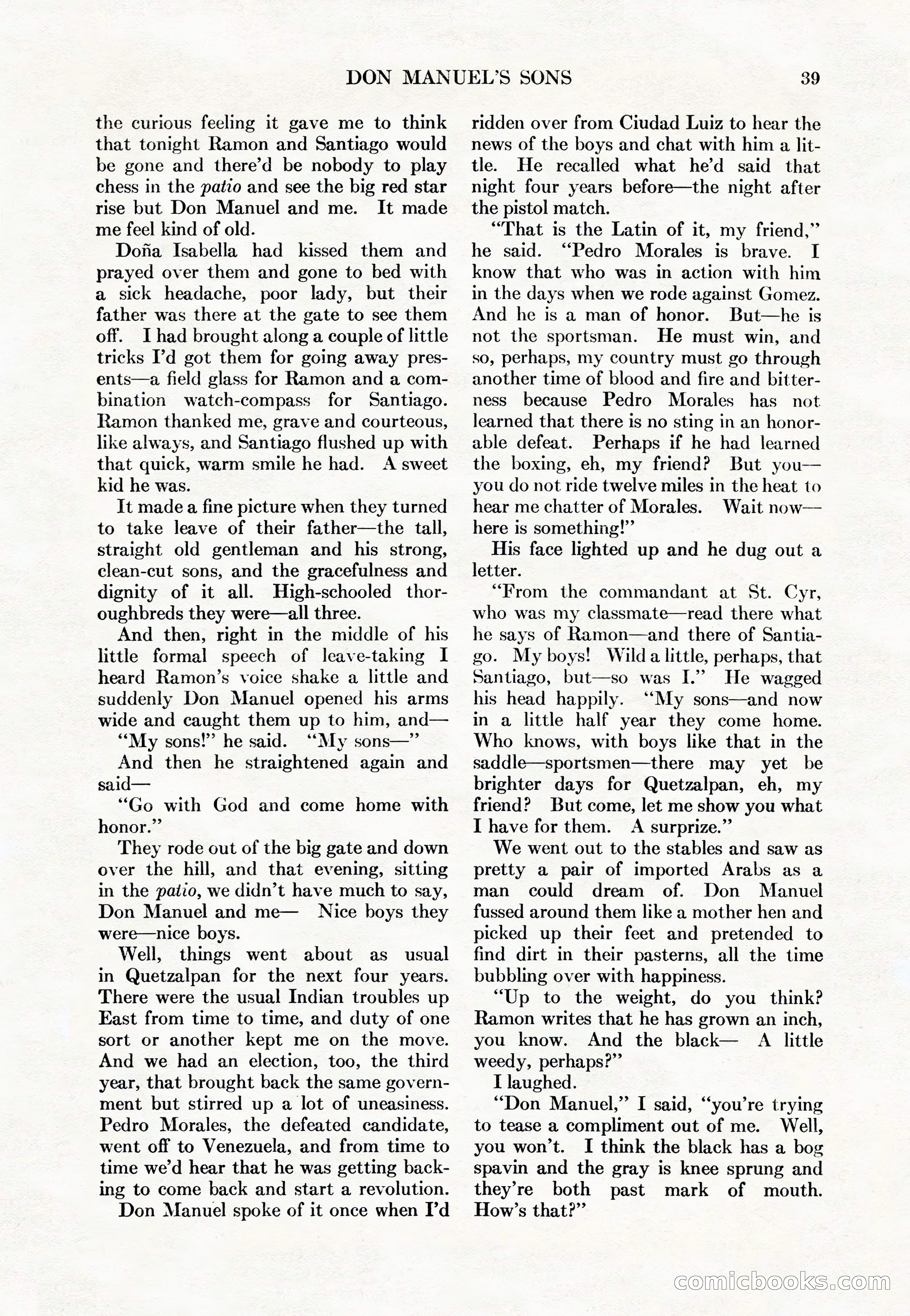 Adventure Magazine Cover, May 15, 1927 — page 41 of 196