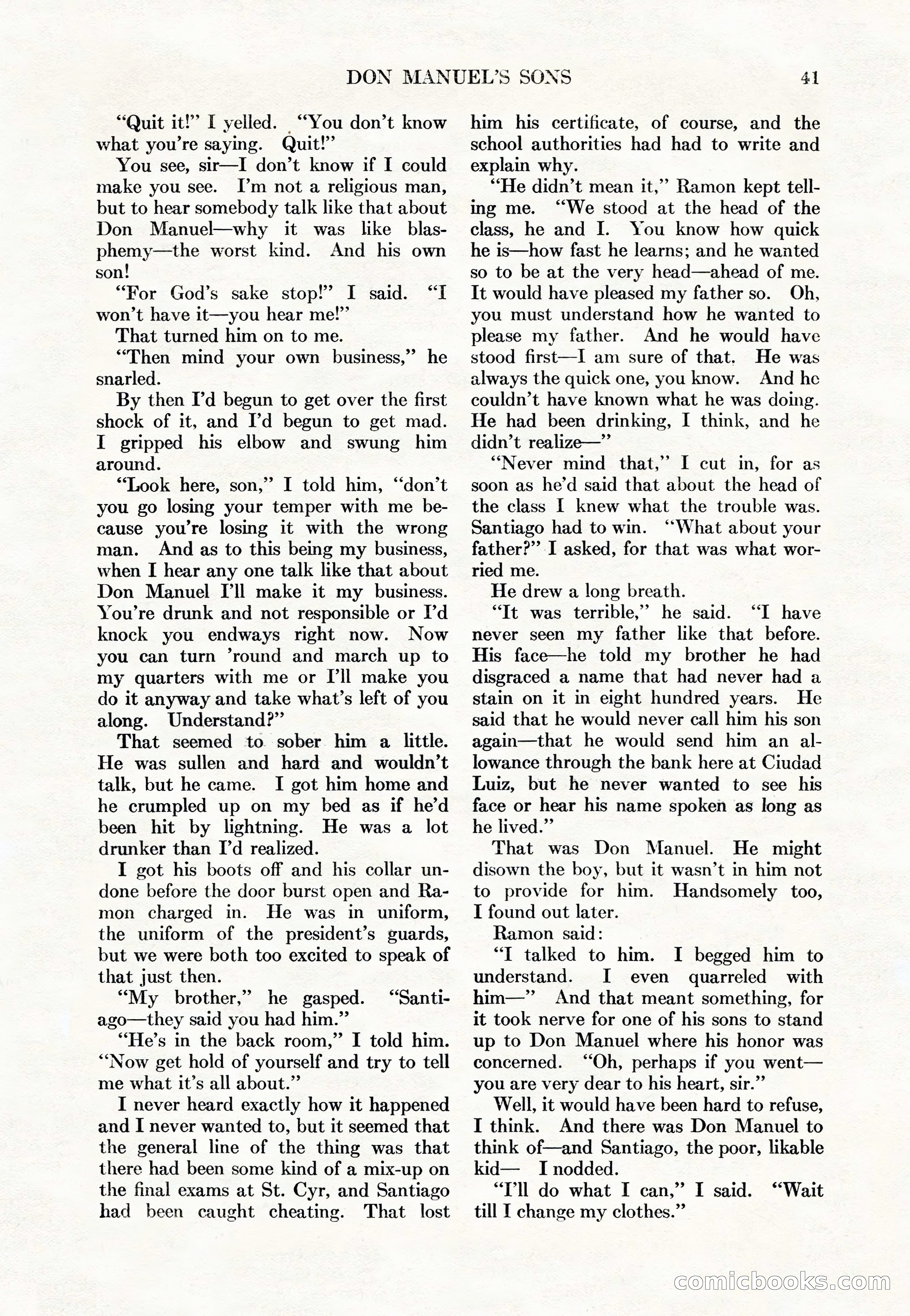 Adventure Magazine Cover, May 15, 1927 — page 43 of 196