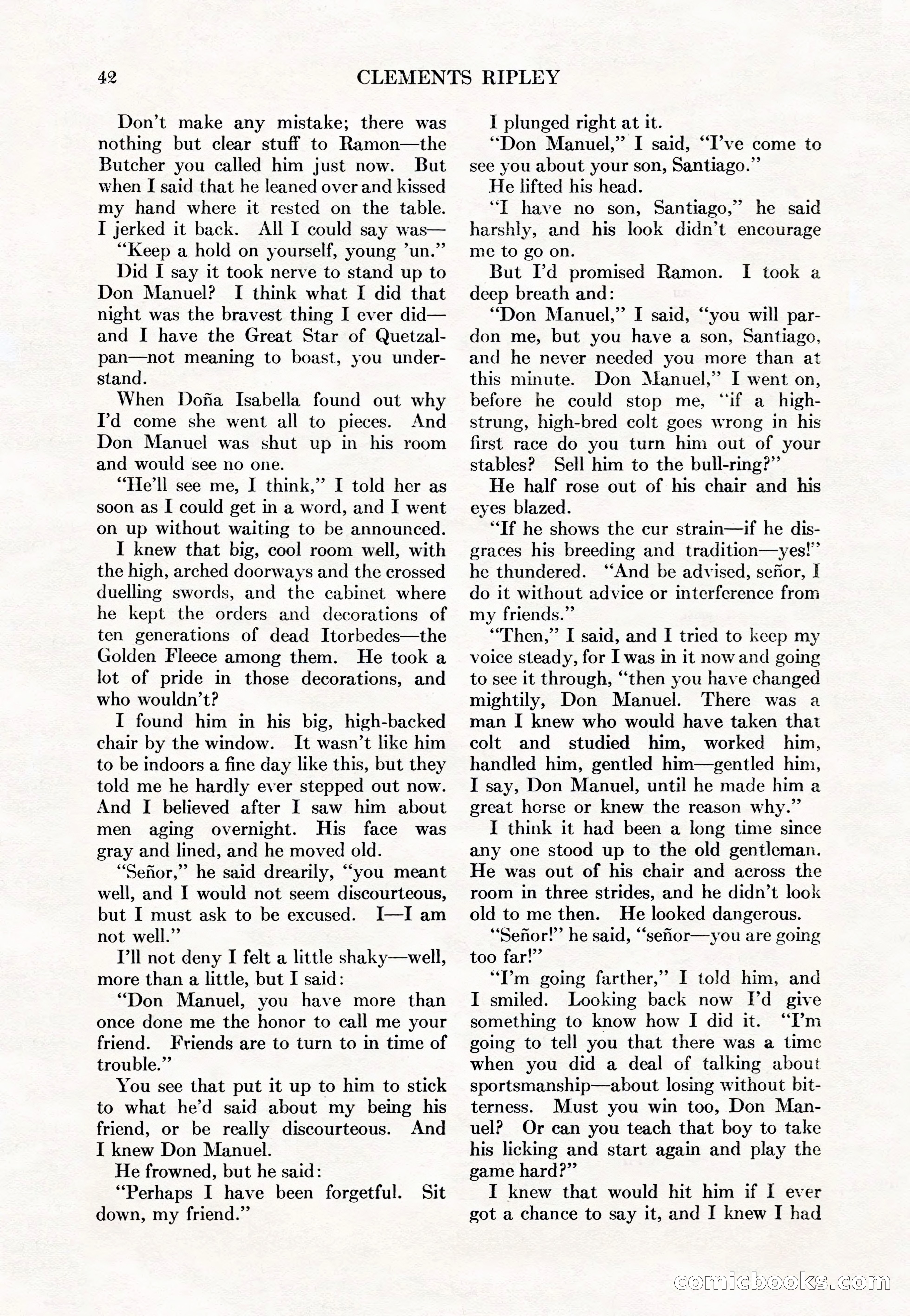 Adventure Magazine Cover, May 15, 1927 — page 44 of 196