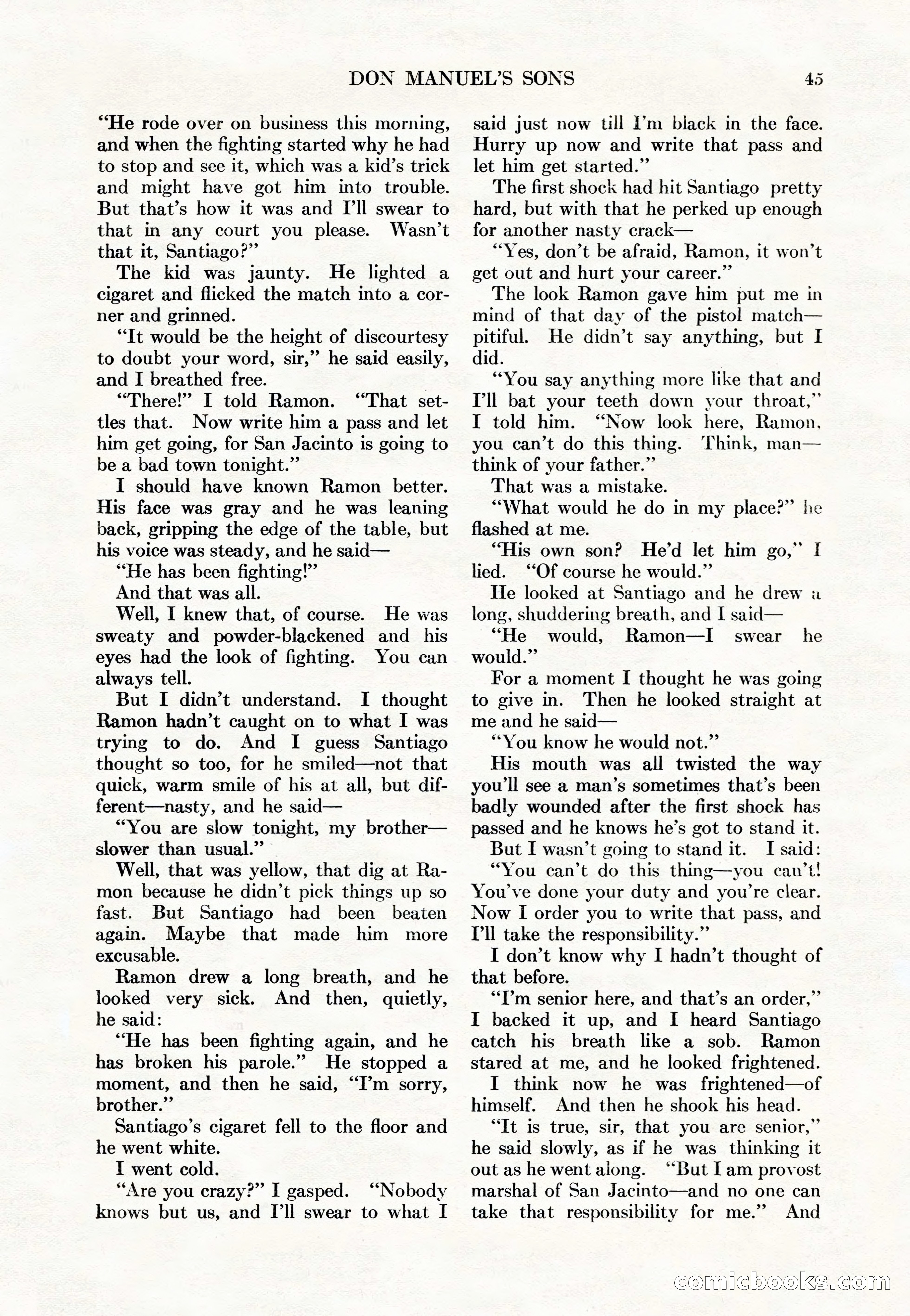 Adventure Magazine Cover, May 15, 1927 — page 47 of 196