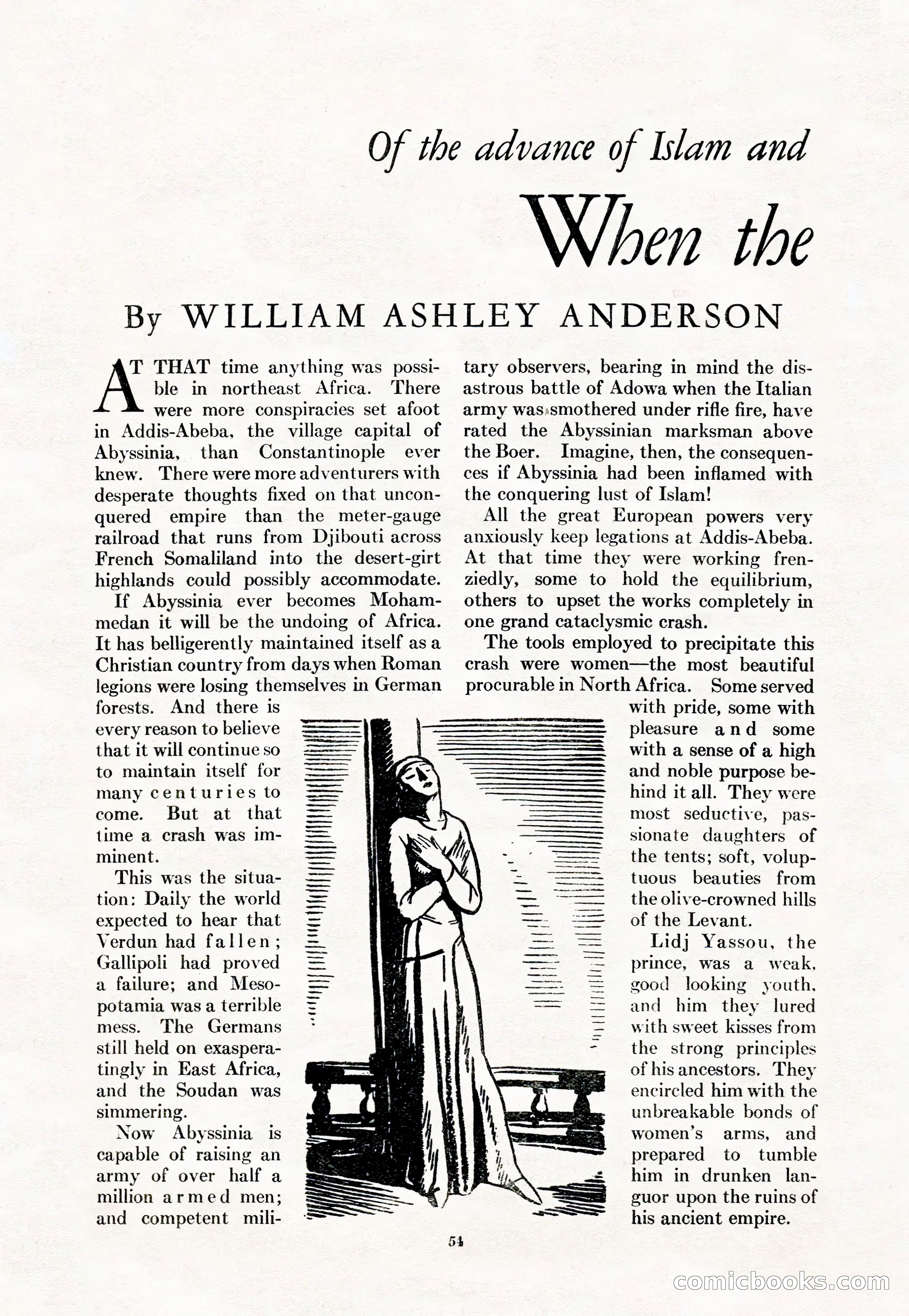 Adventure Magazine Cover, May 15, 1927 — page 56 of 196