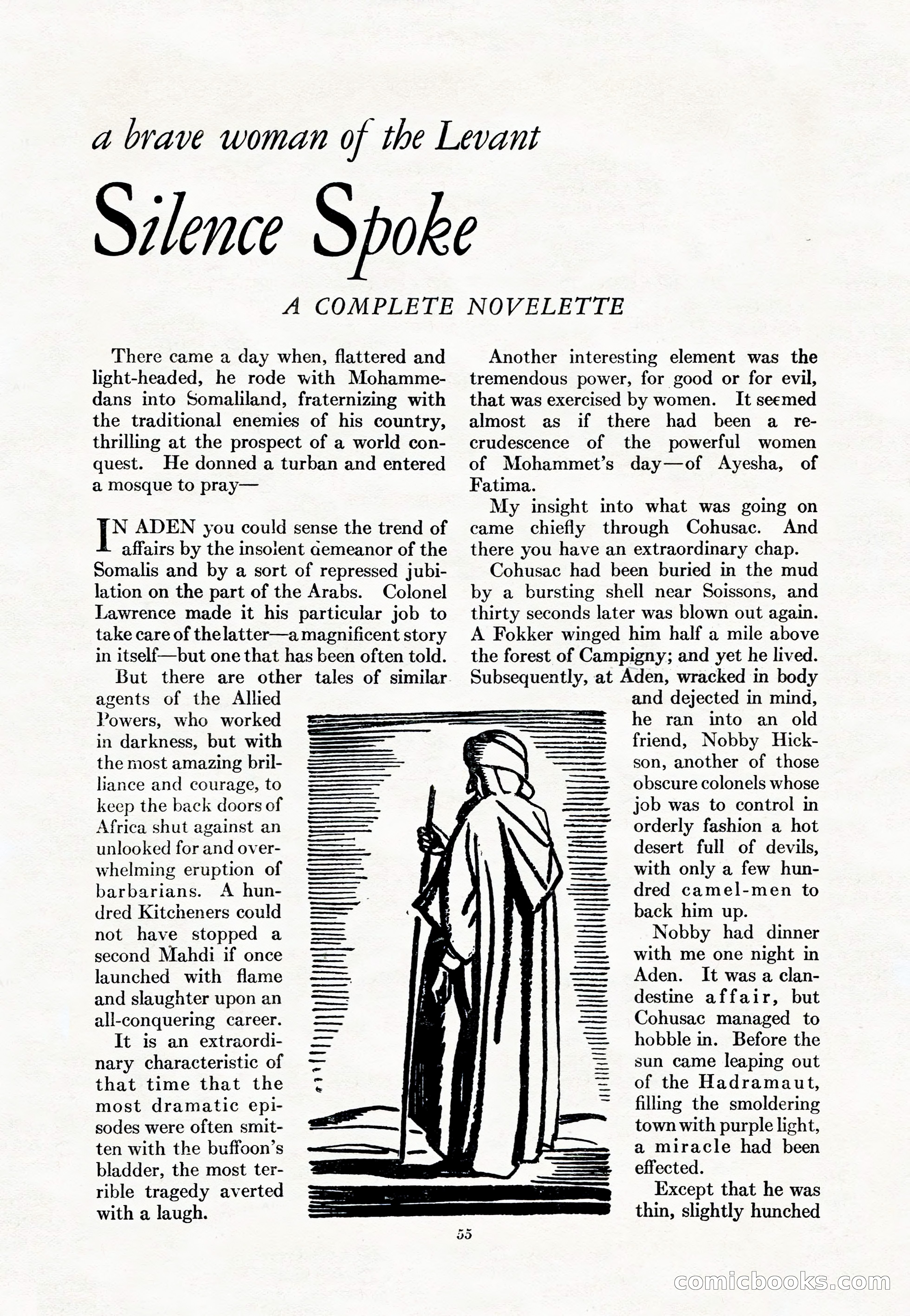 Adventure Magazine Cover, May 15, 1927 — page 57 of 196