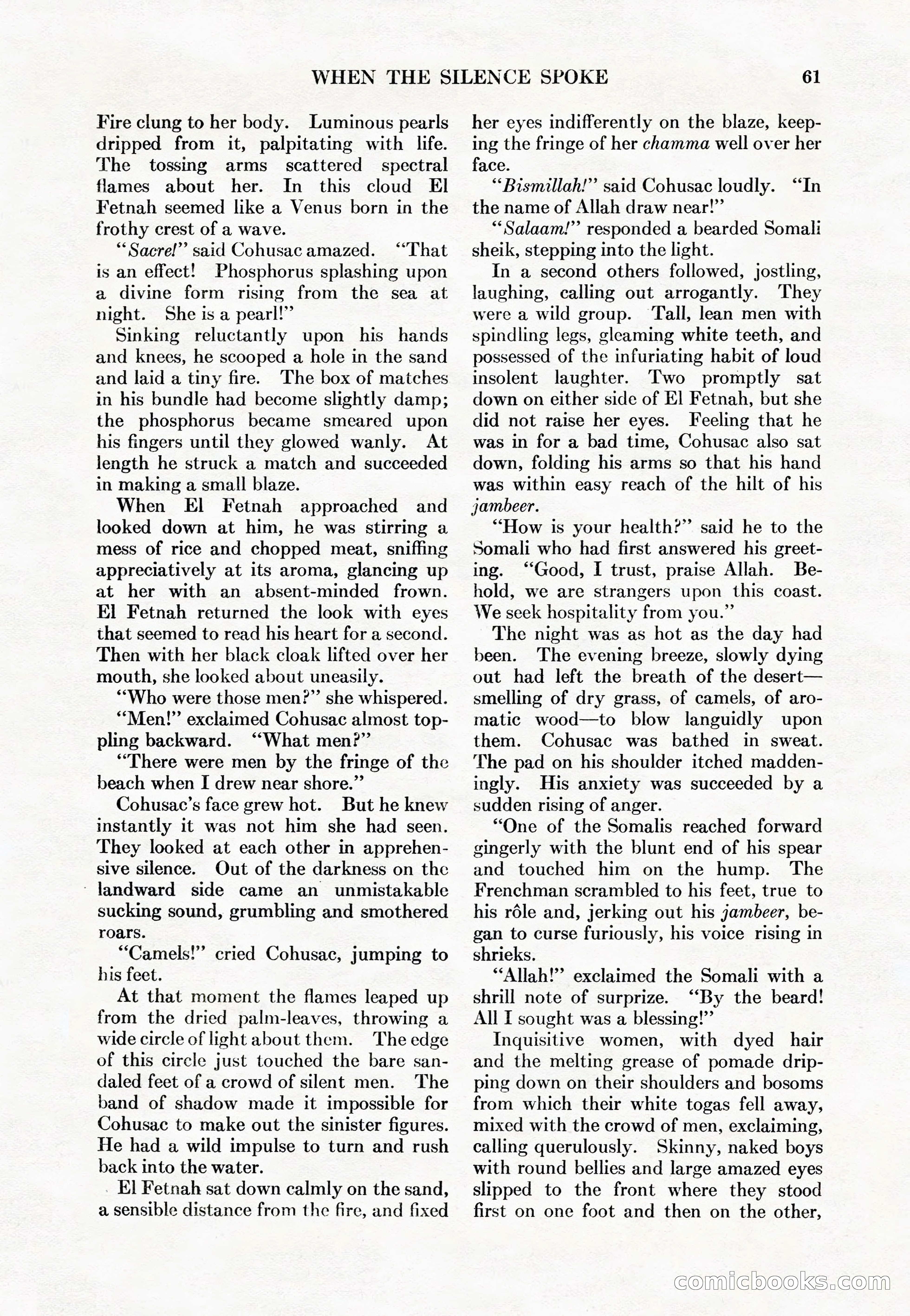 Adventure Magazine Cover, May 15, 1927 — page 63 of 196