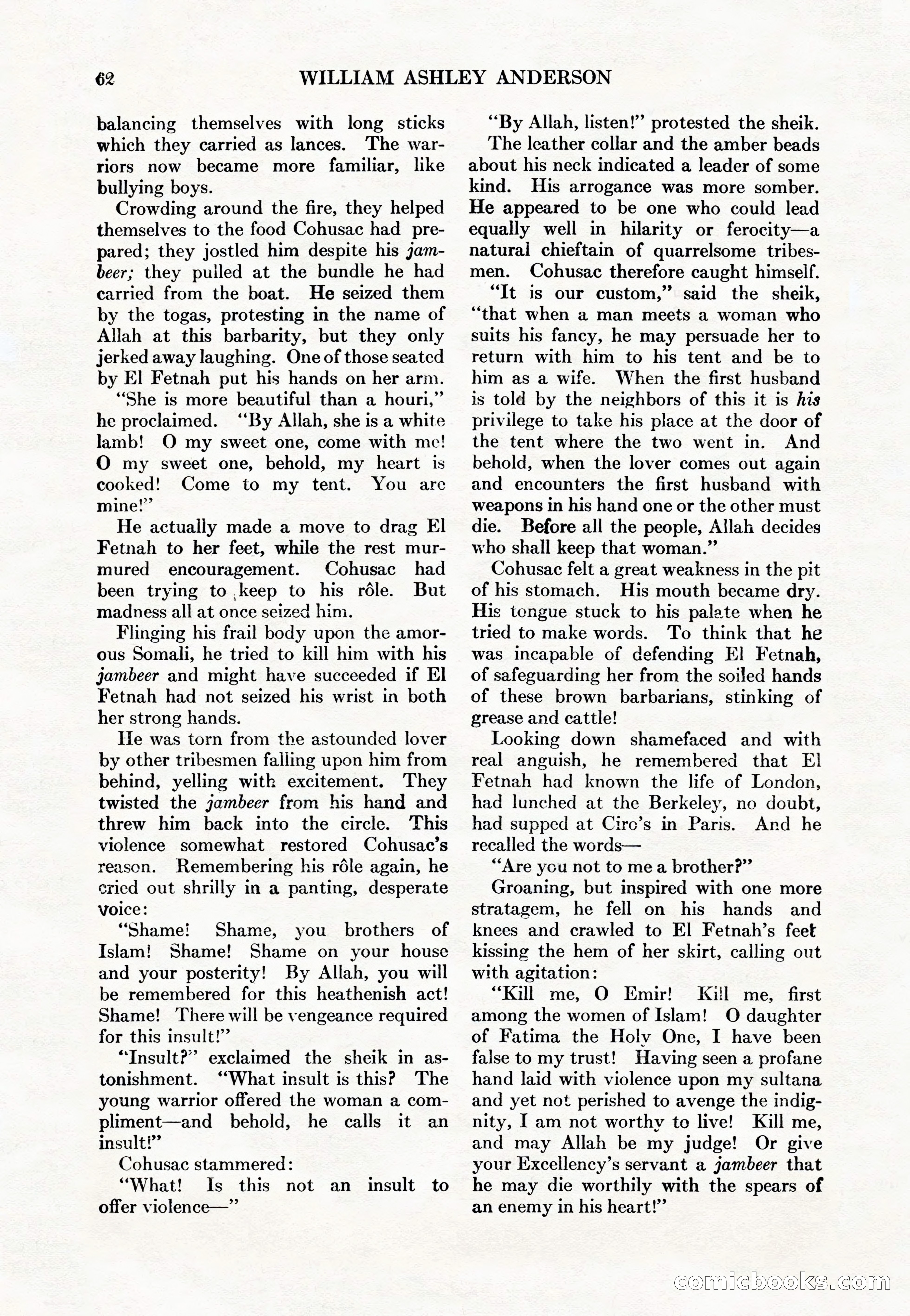 Adventure Magazine Cover, May 15, 1927 — page 64 of 196