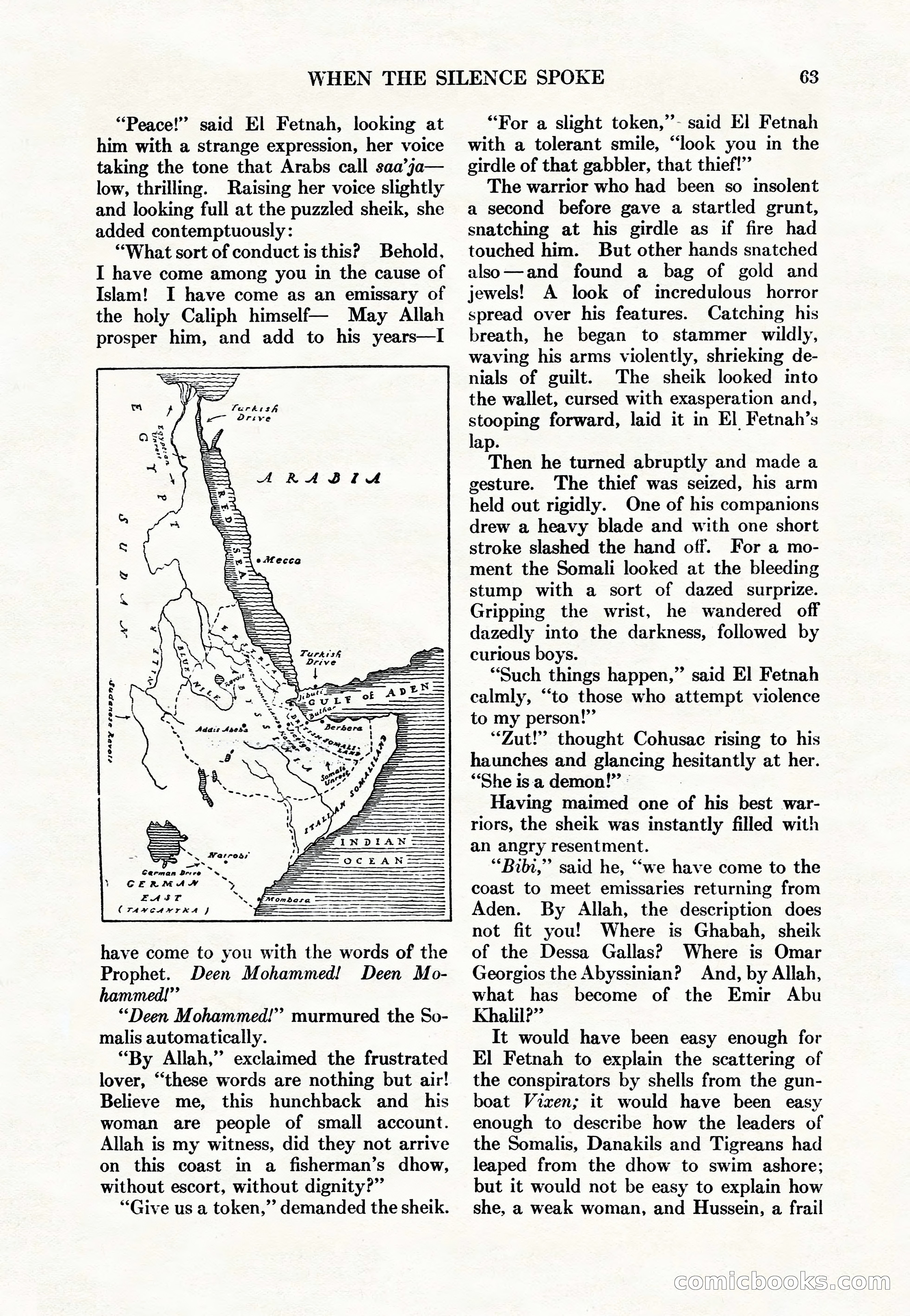 Adventure Magazine Cover, May 15, 1927 — page 65 of 196