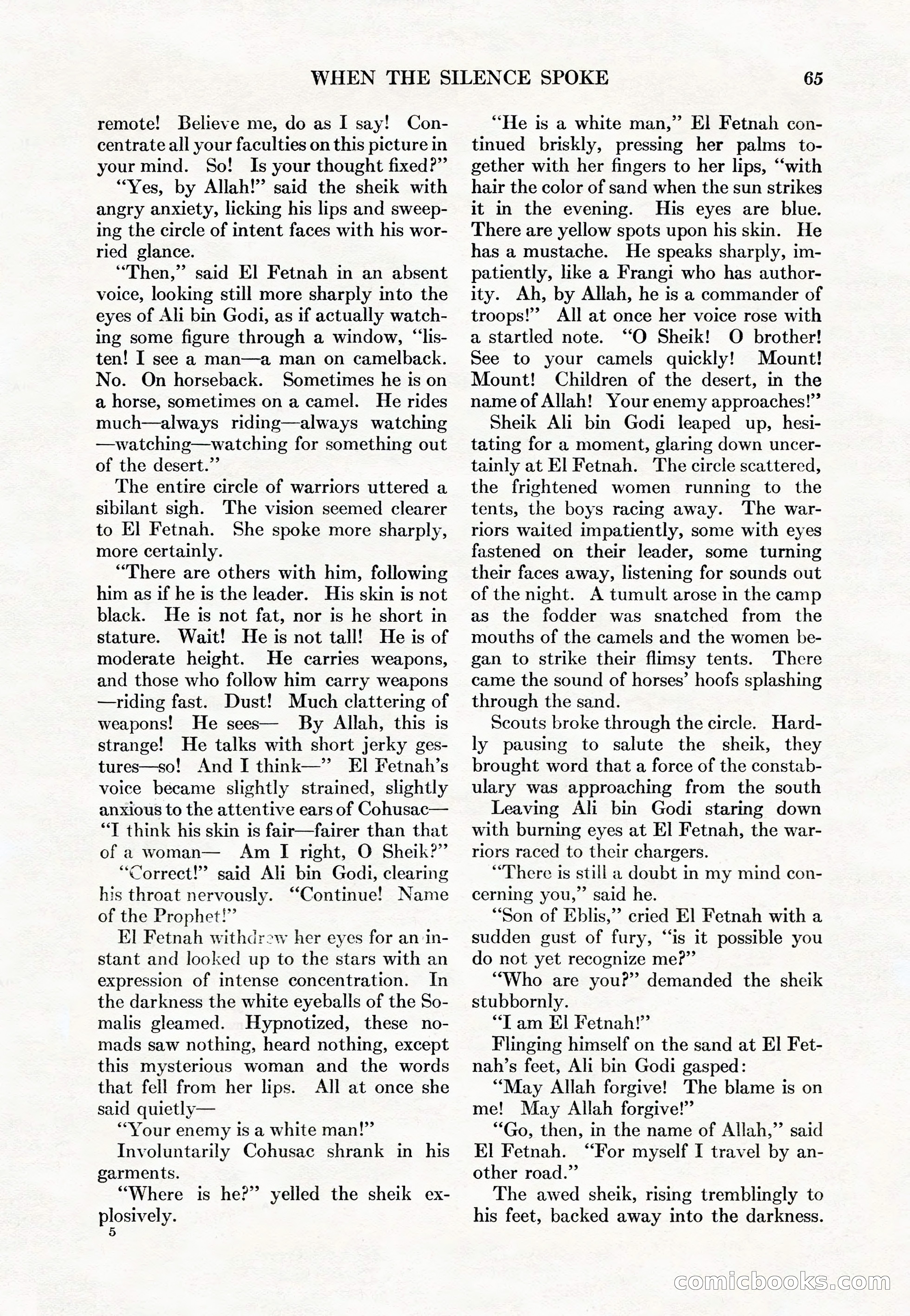 Adventure Magazine Cover, May 15, 1927 — page 67 of 196