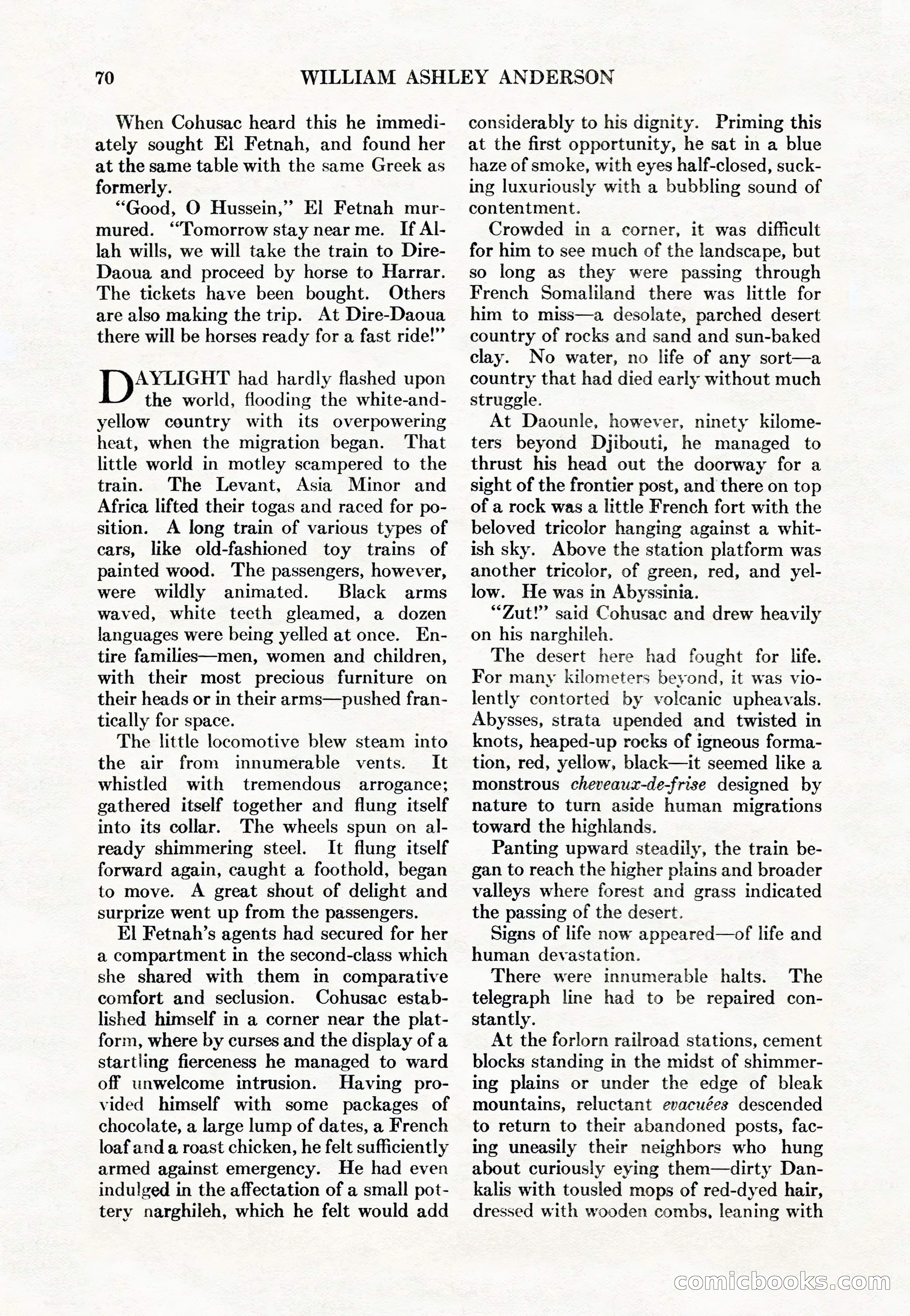 Adventure Magazine Cover, May 15, 1927 — page 72 of 196