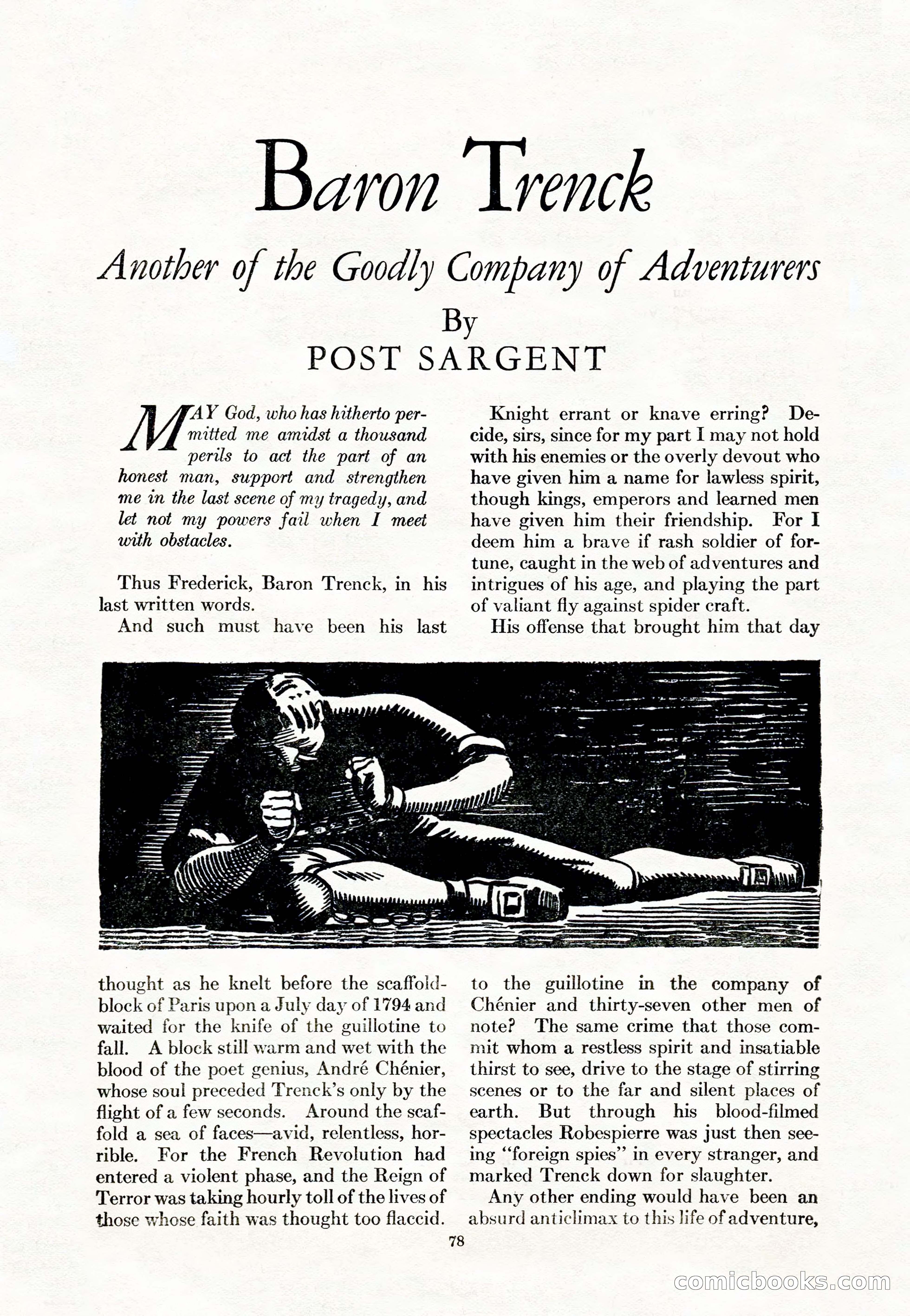 Adventure Magazine Cover, May 15, 1927 — page 80 of 196