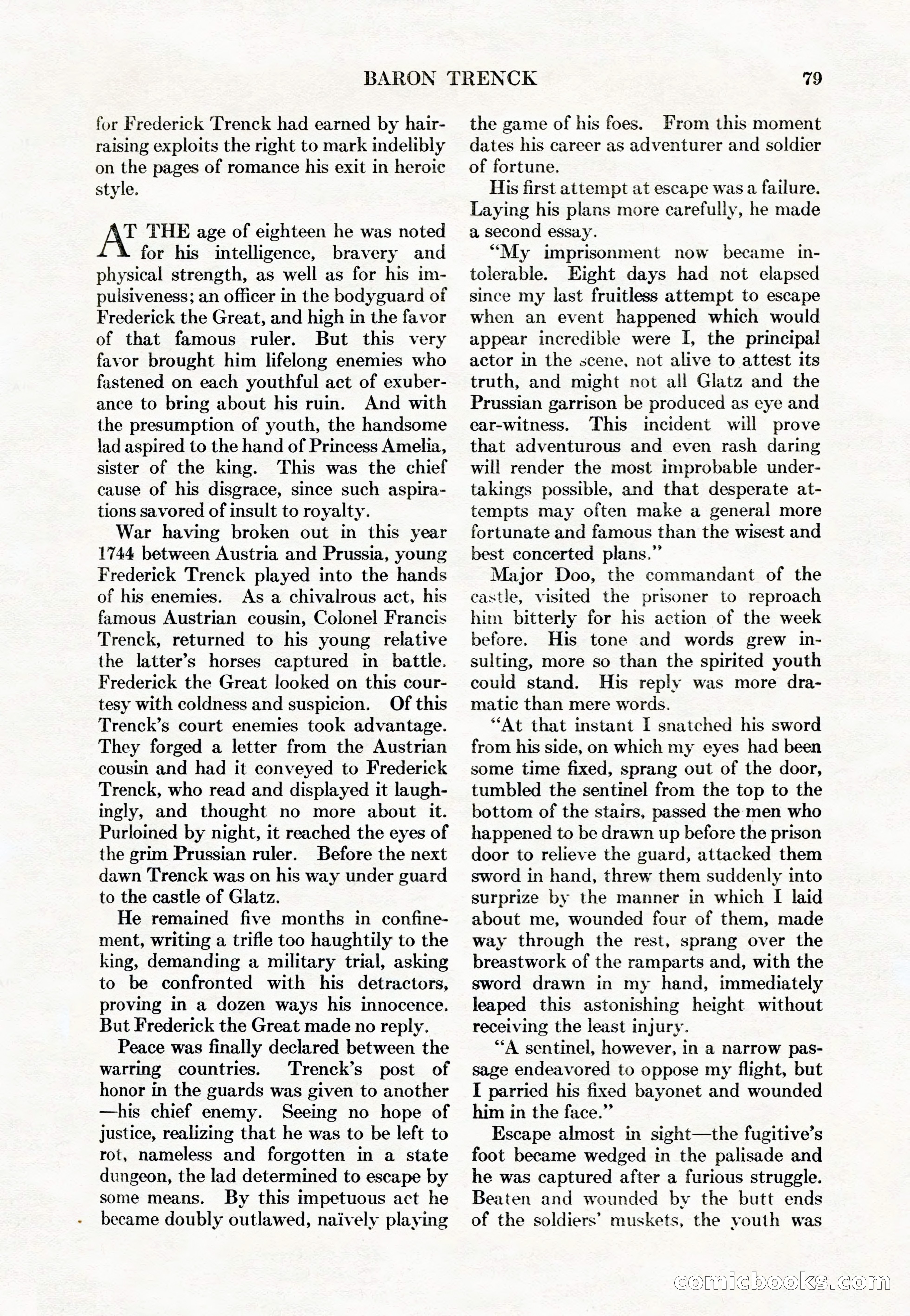Adventure Magazine Cover, May 15, 1927 — page 81 of 196