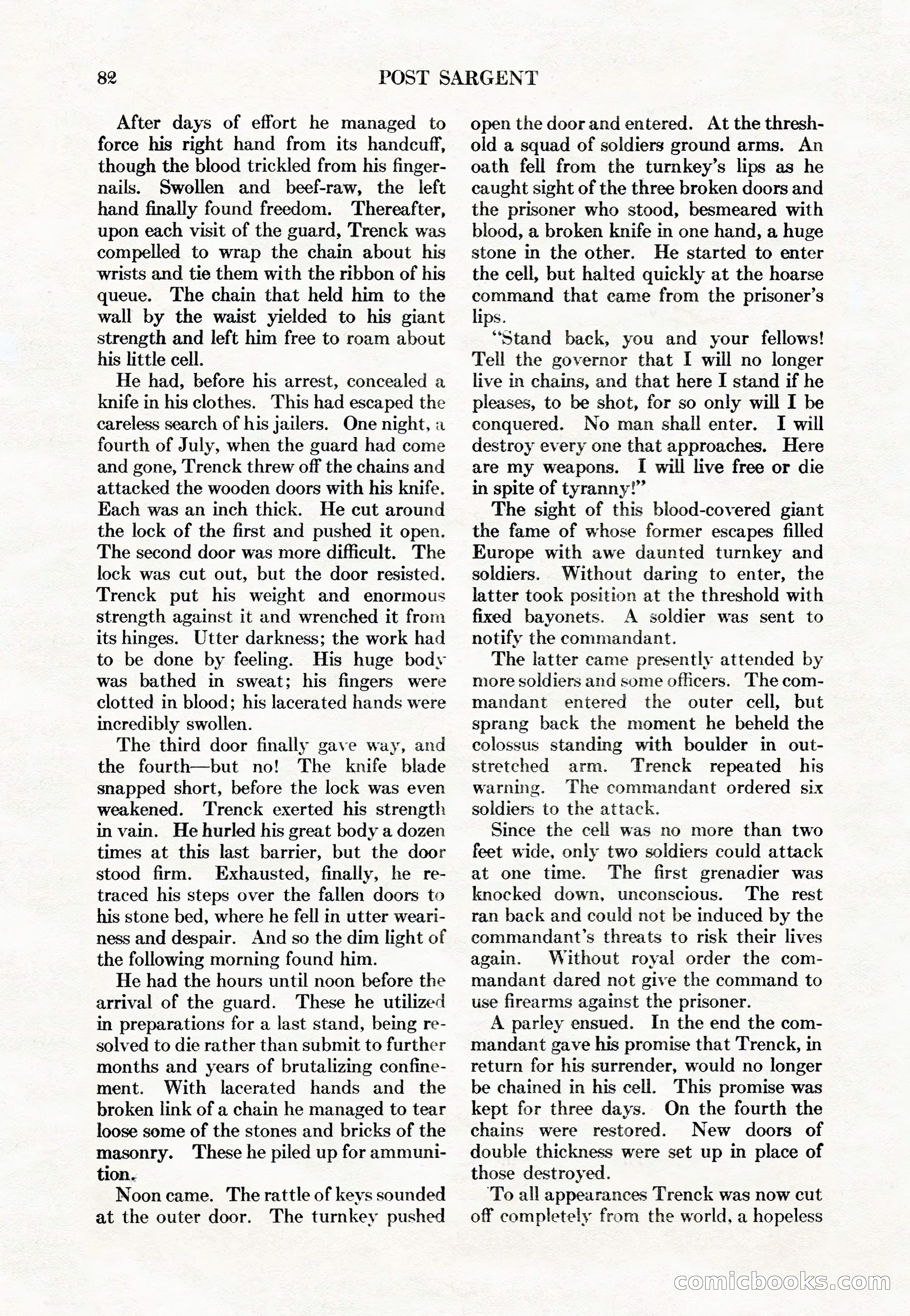 Adventure Magazine Cover, May 15, 1927 — page 84 of 196