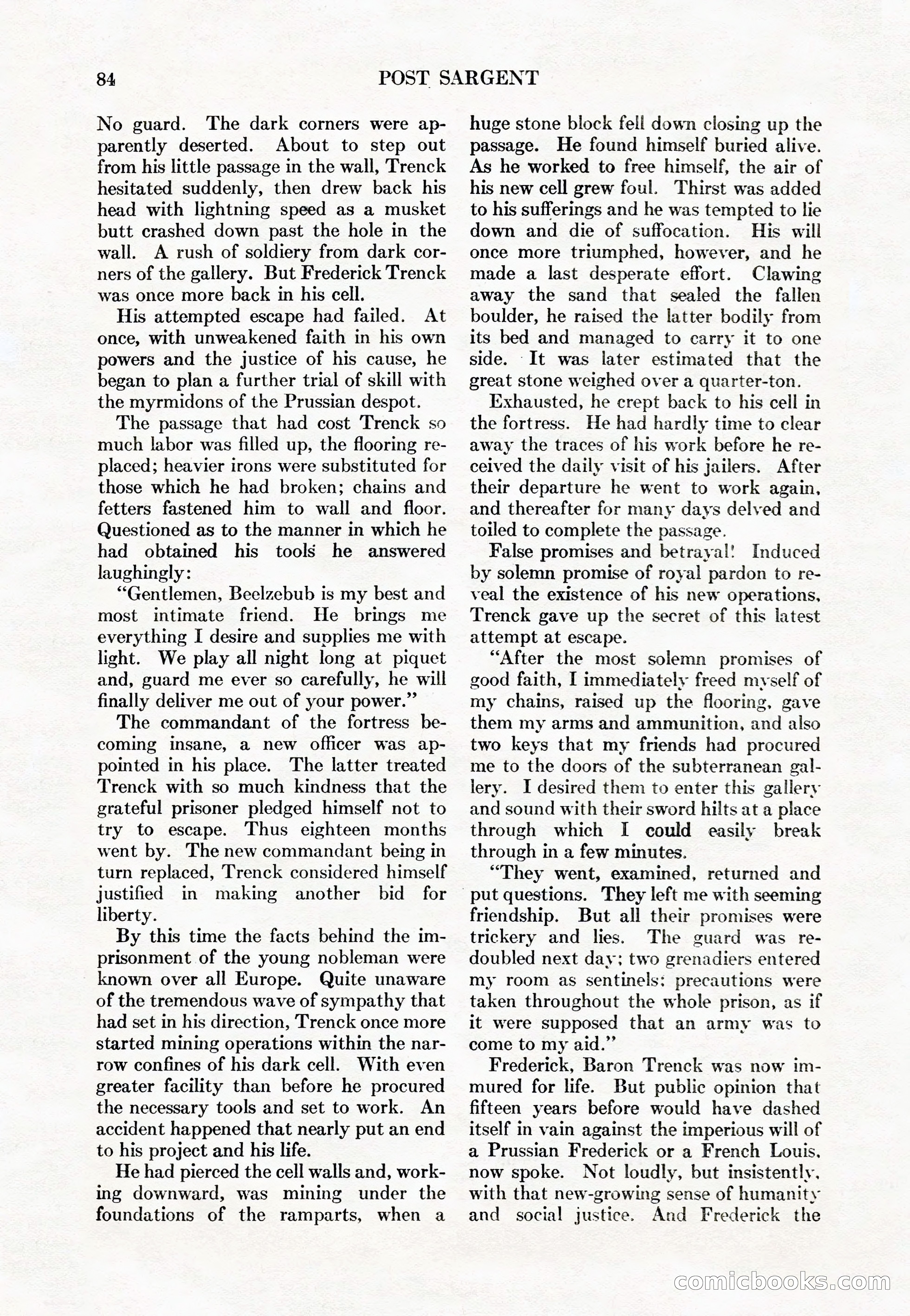Adventure Magazine Cover, May 15, 1927 — page 86 of 196