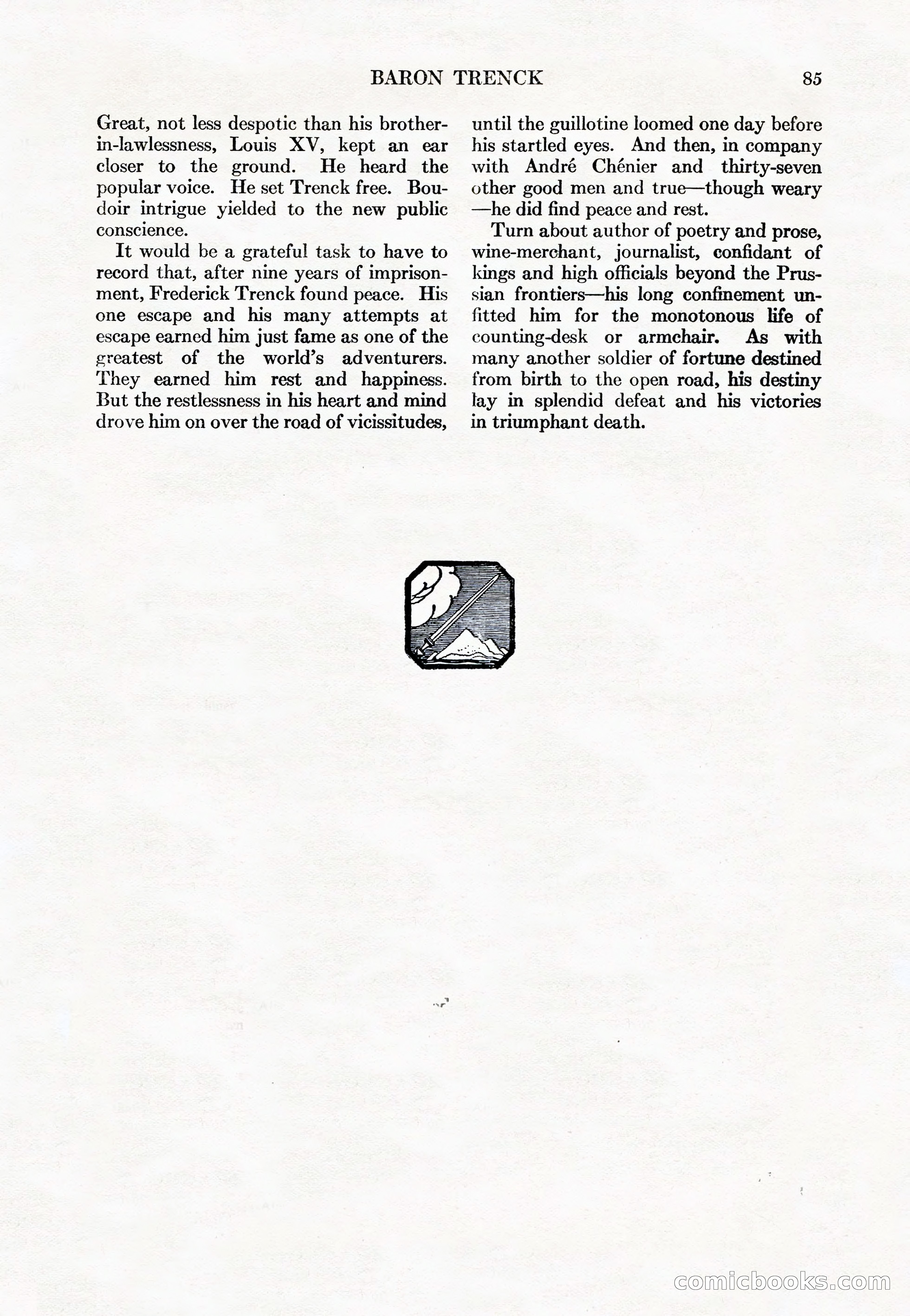 Adventure Magazine Cover, May 15, 1927 — page 87 of 196