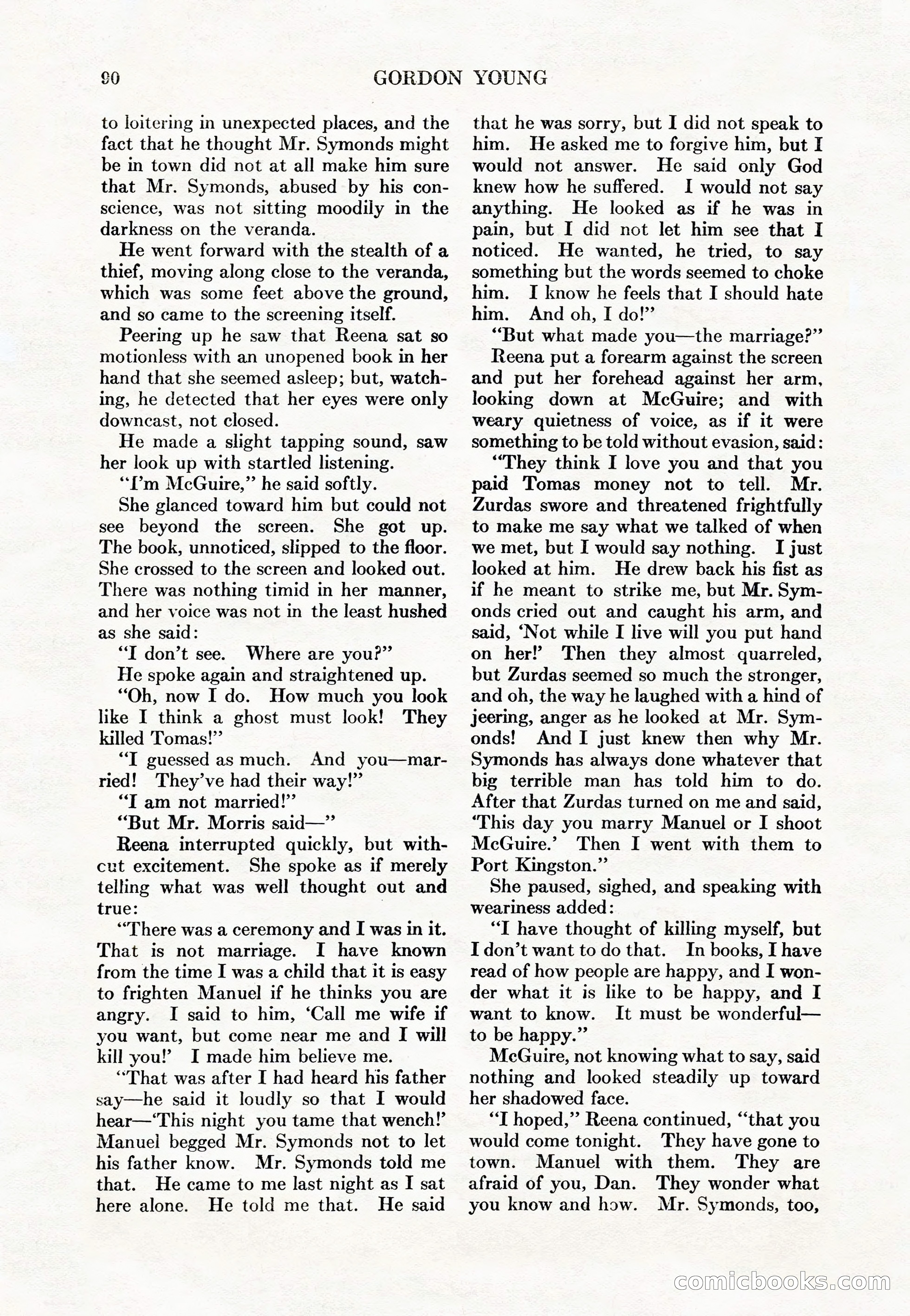 Adventure Magazine Cover, May 15, 1927 — page 92 of 196